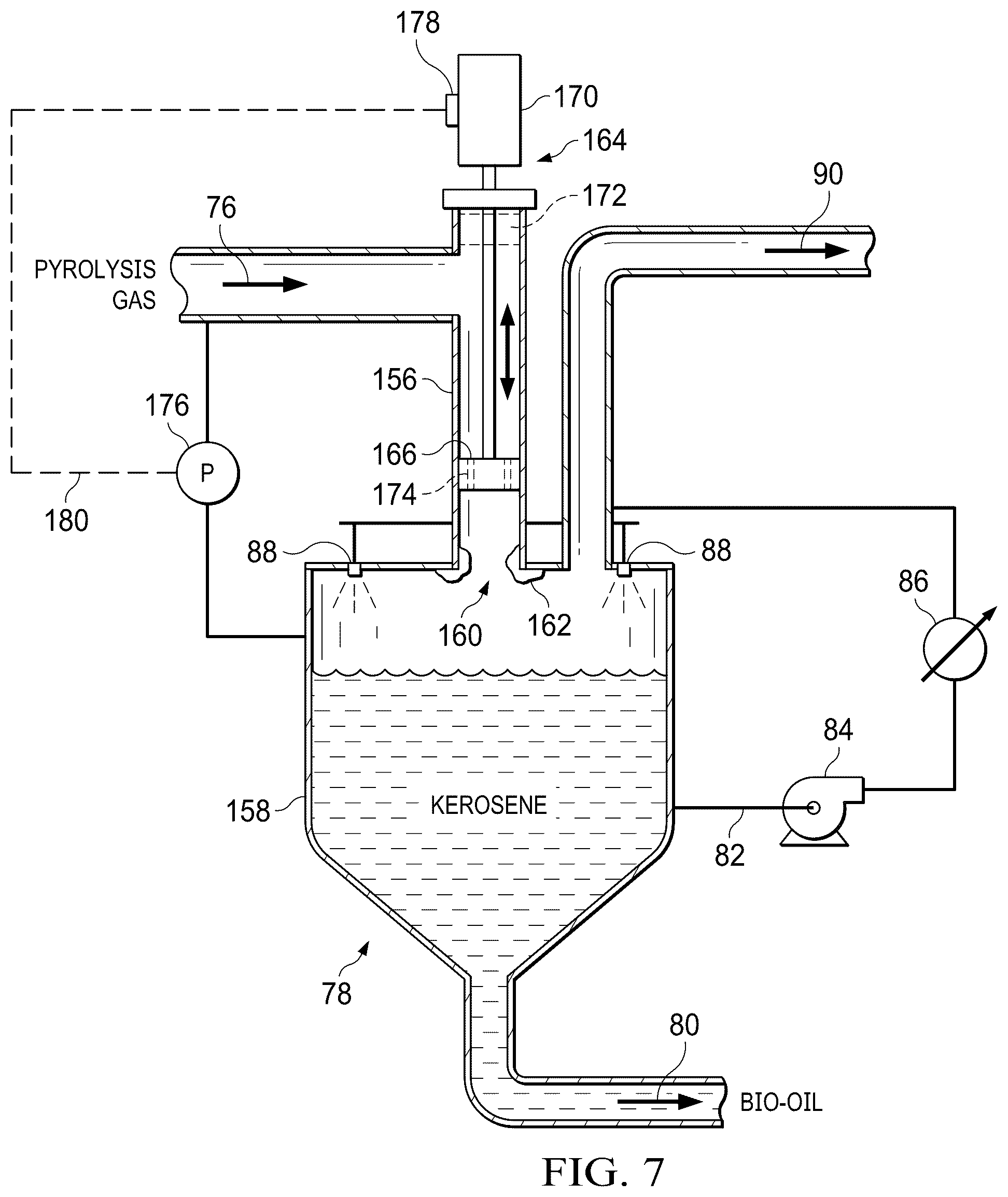 Patent US12480055 Figure 7 – Pyrolysis reactor system and method
