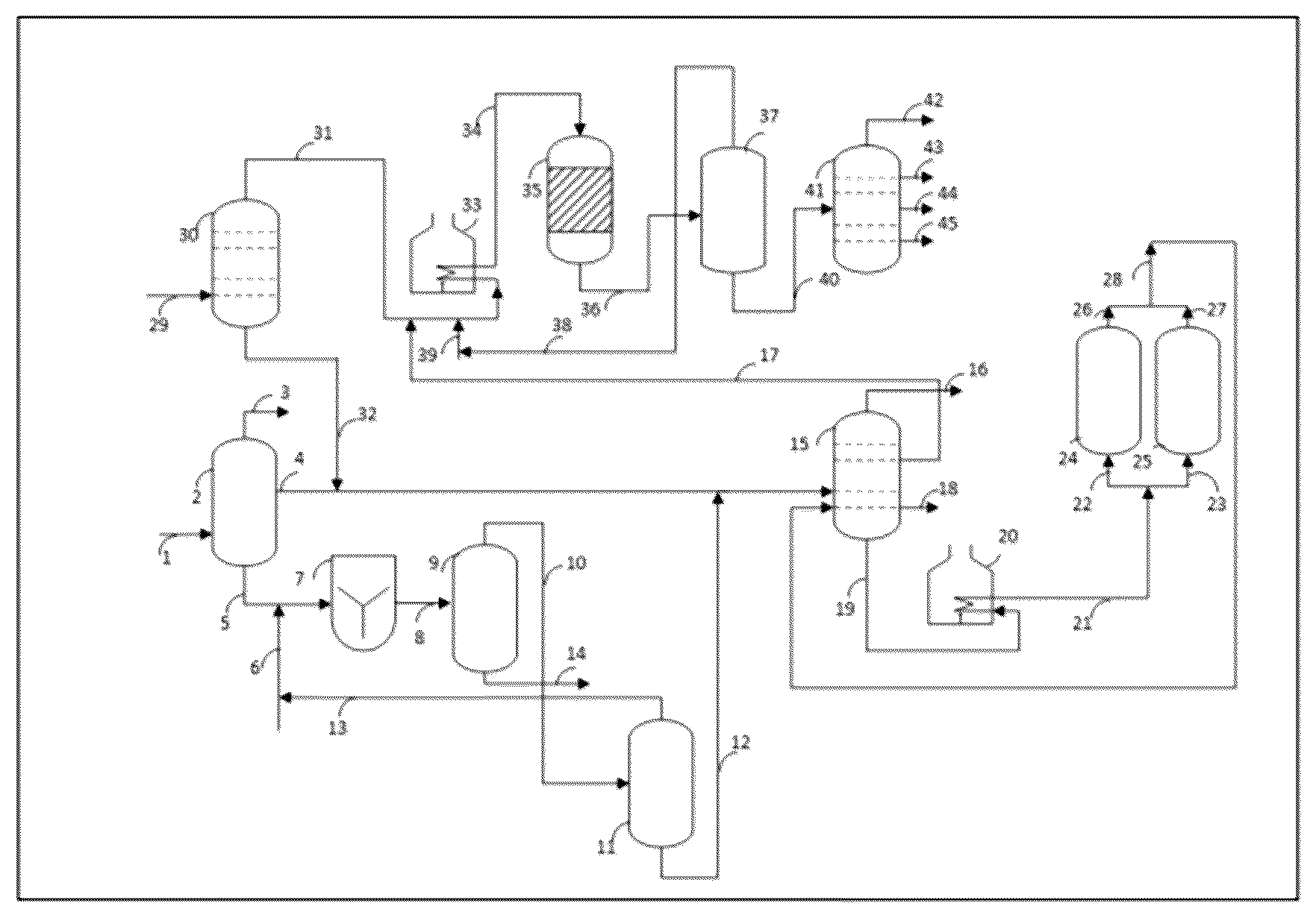 Patent US12480056 Figure 1 – Process for production of Needle coke and aromatics