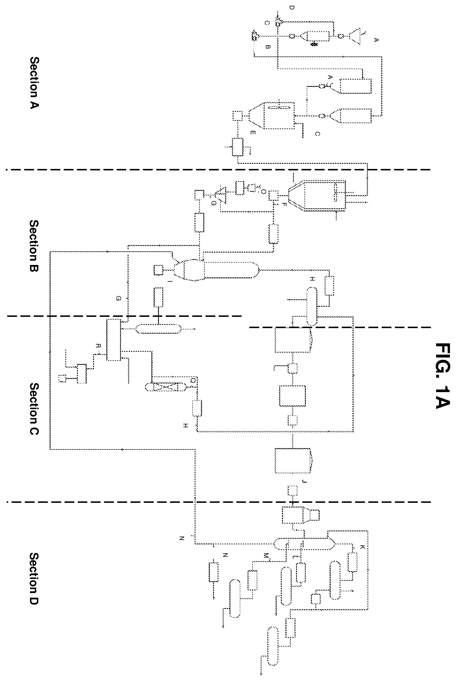 Patent US12480057 Figure 1 – Enhanced distillate oil recovery from thermal processing and catalytic cracking of biomass slurry