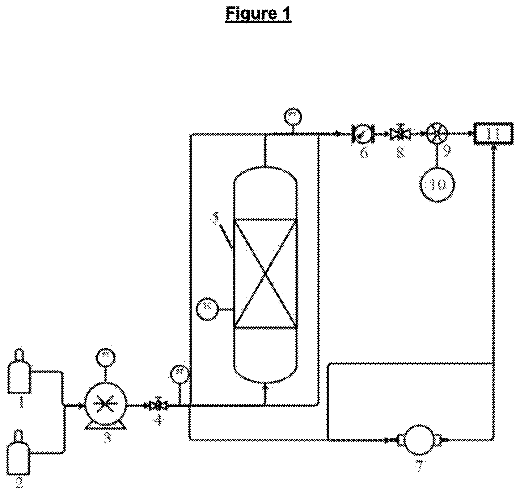 Patent US12480064 — Process for the removal of H 2 S from natural gas at high pressures by means of a PSA process — Figure 1