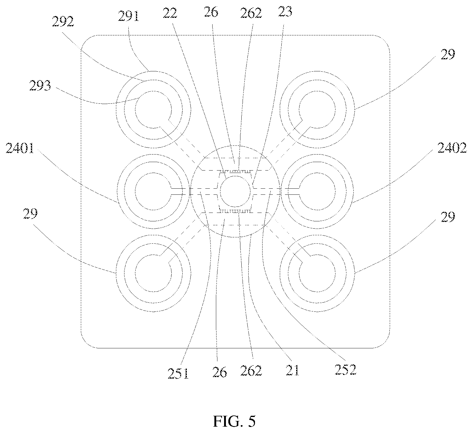 Patent US12480078 Figure 5 – 3D multi-organ co-culture chip