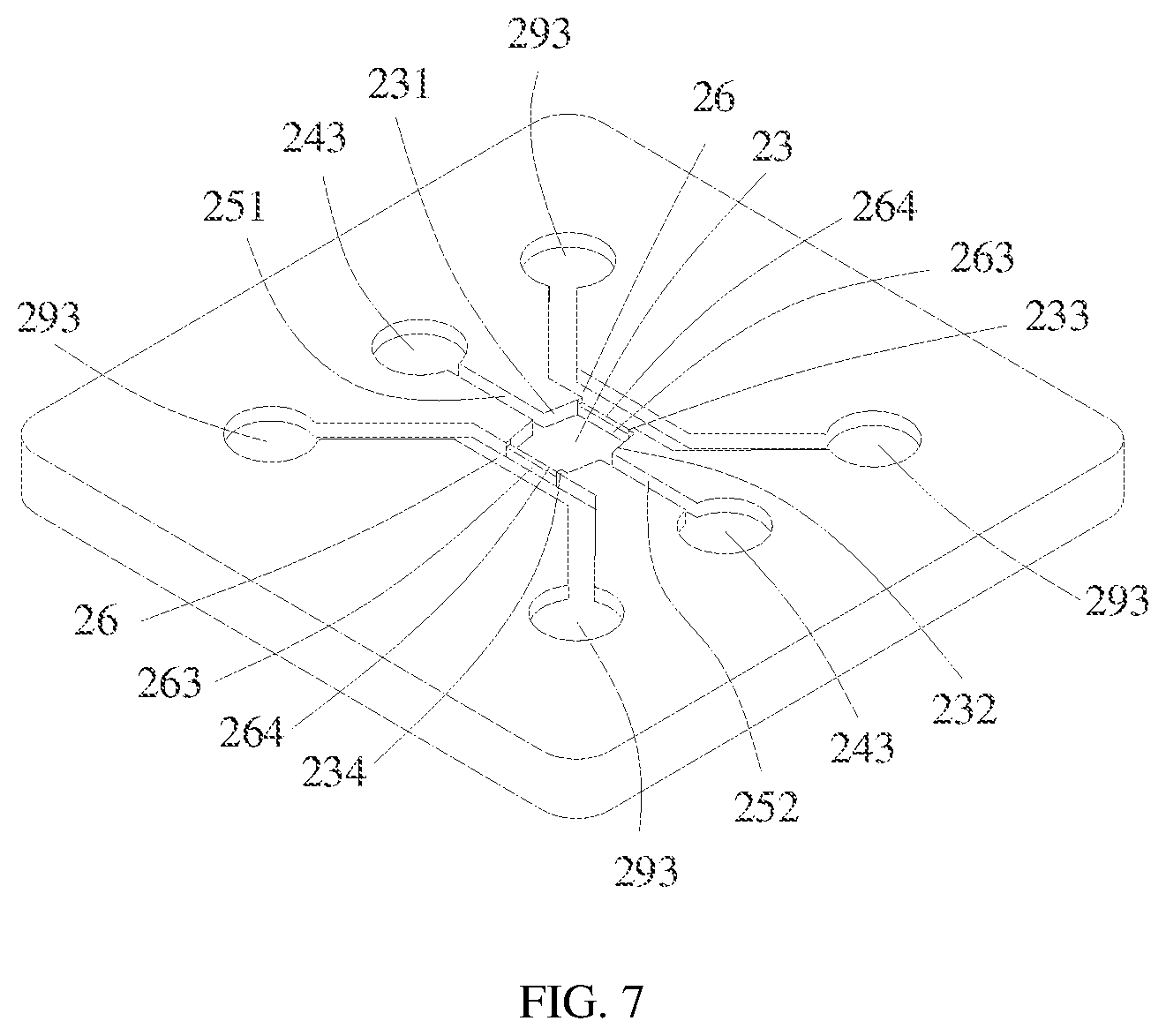 Patent US12480078 Figure 7 – 3D multi-organ co-culture chip