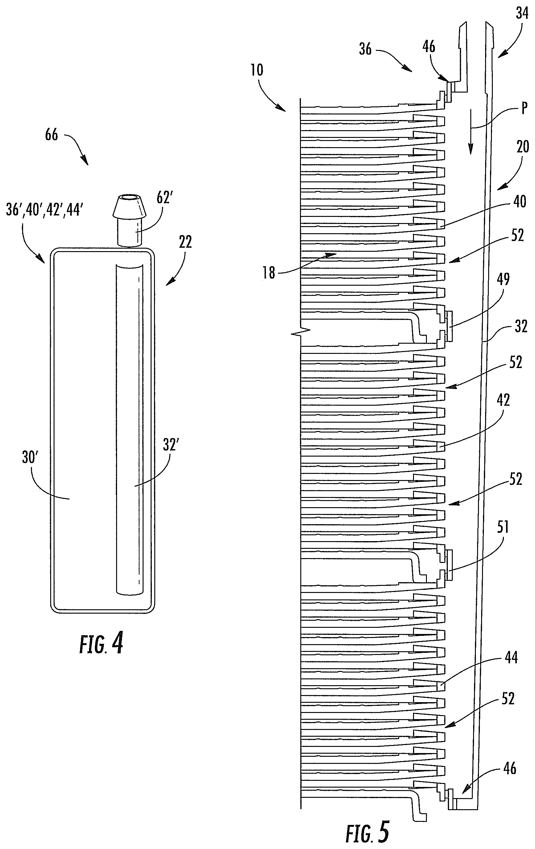 Patent US12480082 Figure 4 – Cell culture apparatuses with manifolds including column structures