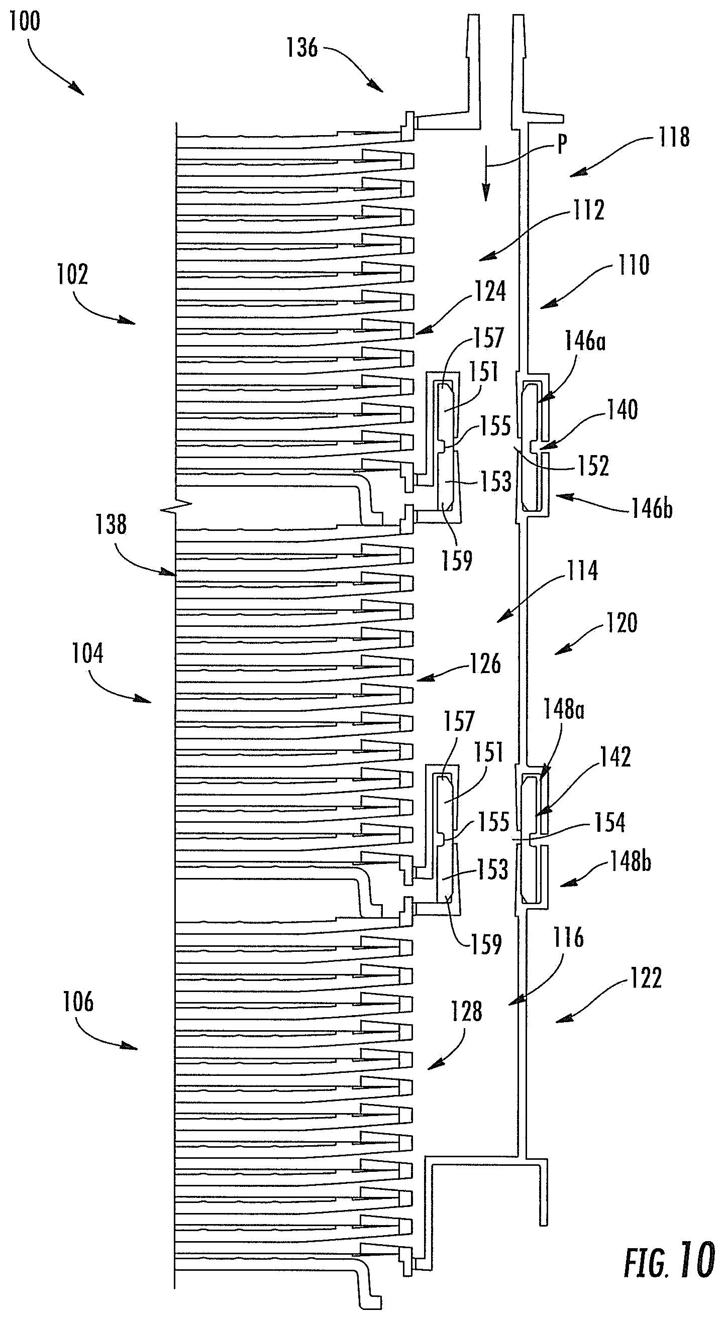Patent US12480082 Figure 8 – Cell culture apparatuses with manifolds including column structures