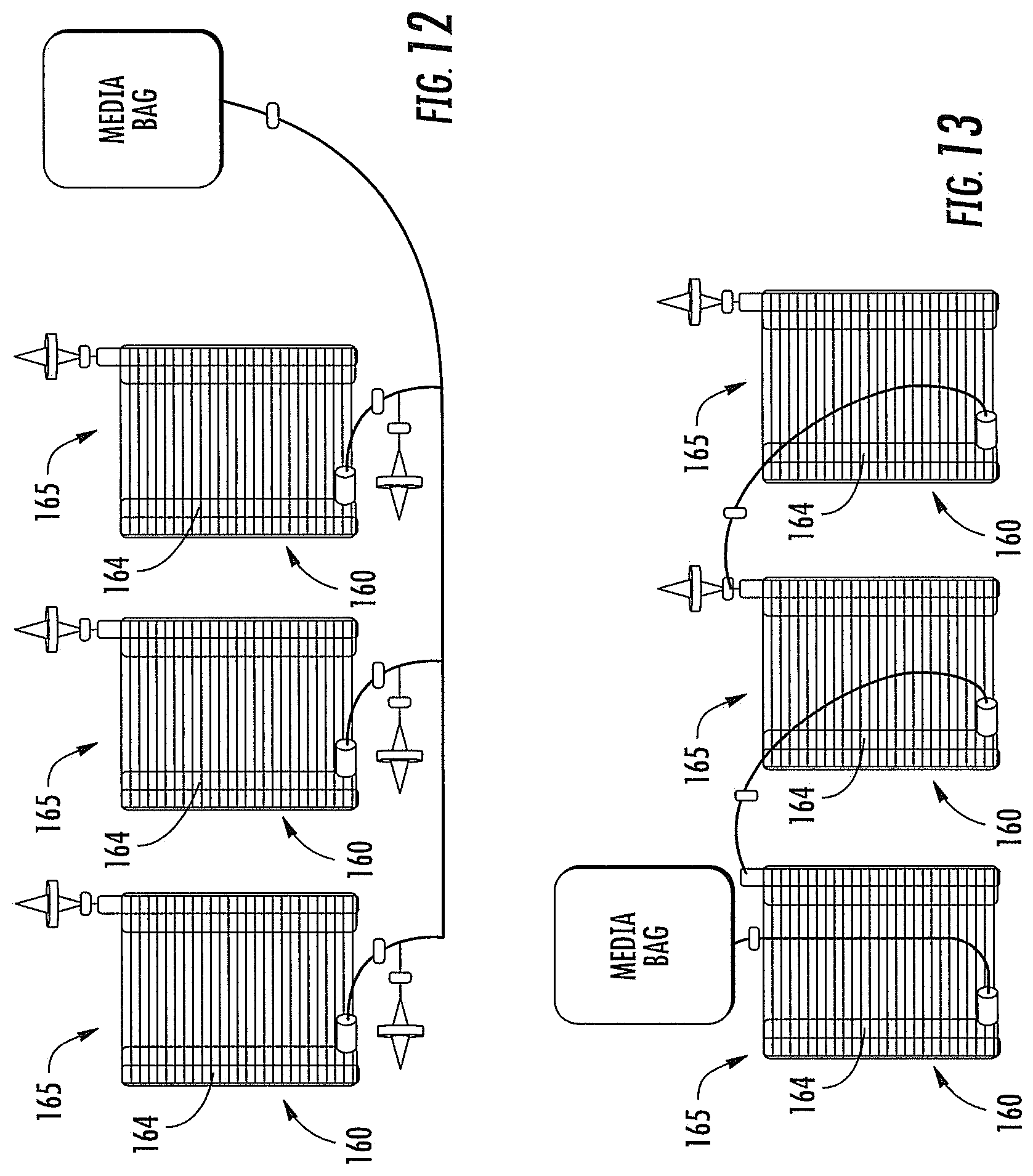 Patent US12480082 Figure 11 – Cell culture apparatuses with manifolds including column structures