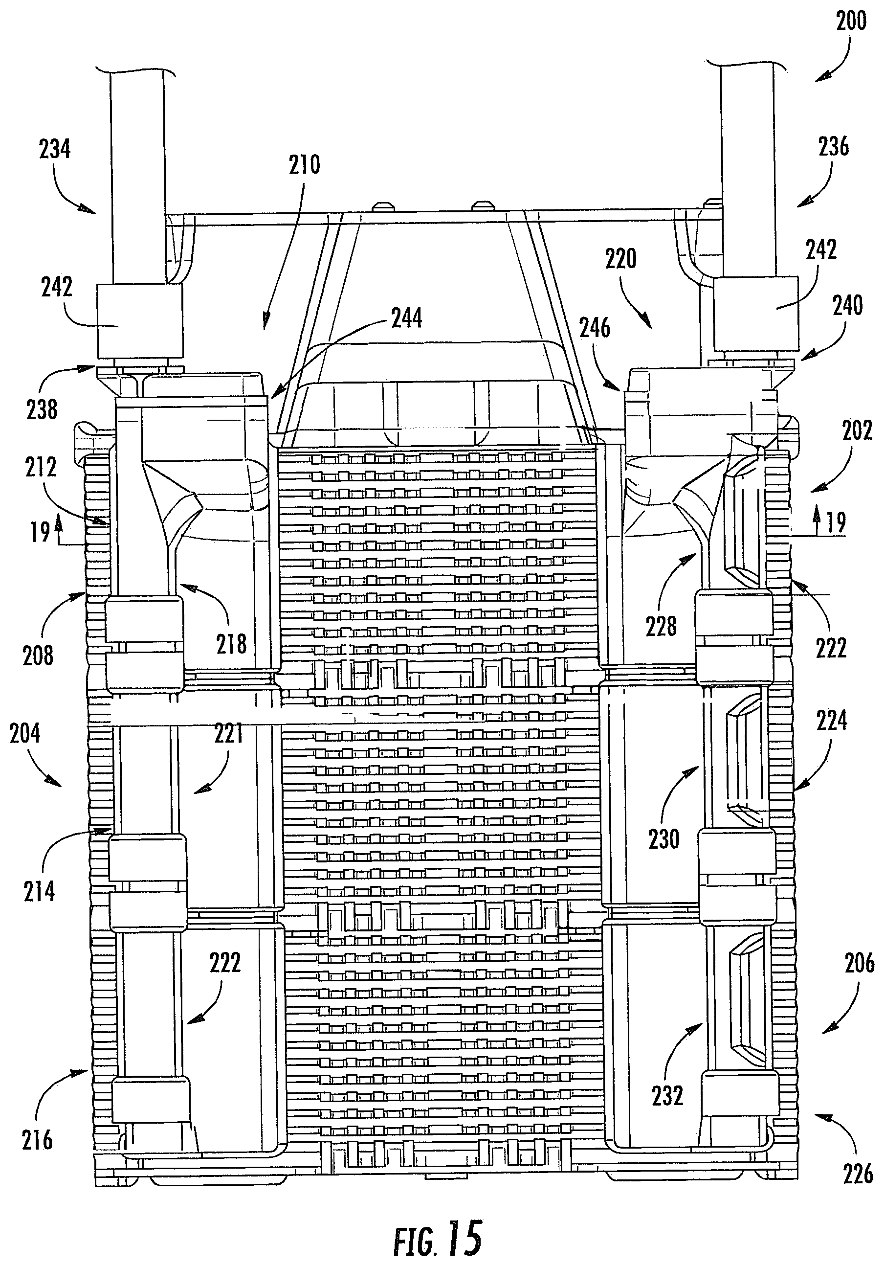 Patent US12480082 Figure 13 – Cell culture apparatuses with manifolds including column structures