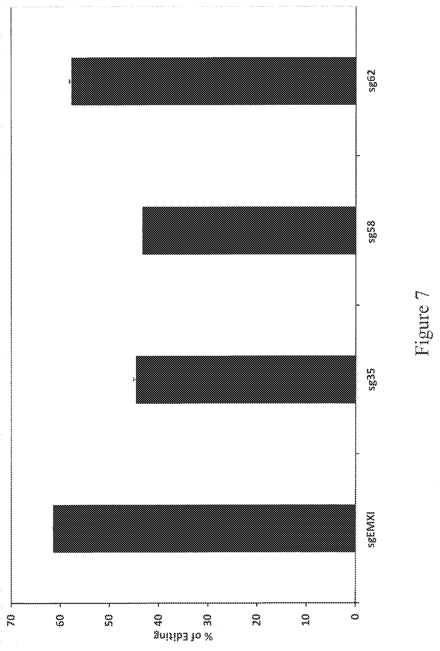 Patent US12480140 Figure 4 – Differential knockout of an allele of a heterozygous ELANE gene