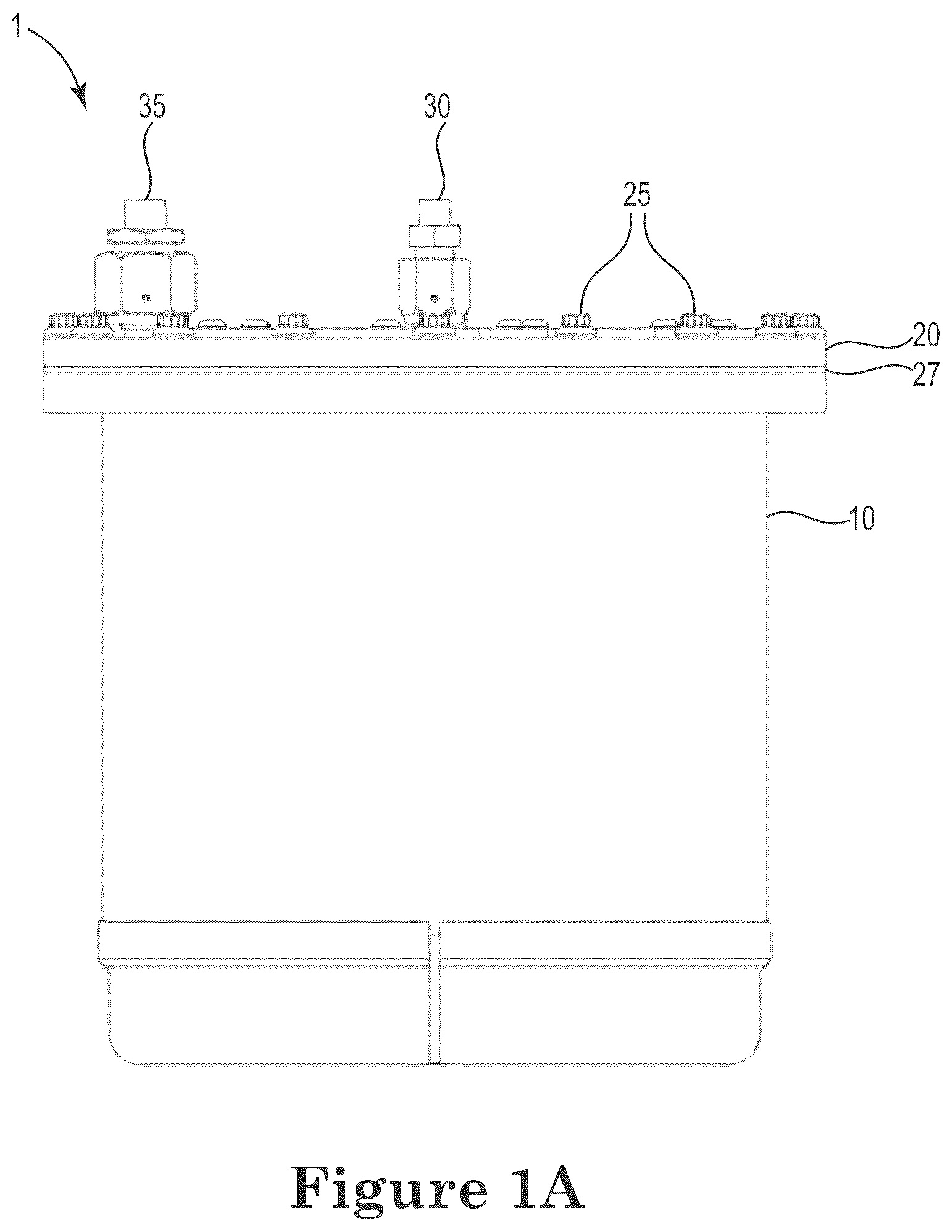 Patent US12480209 Figure 1 – Vaporization vessel and method