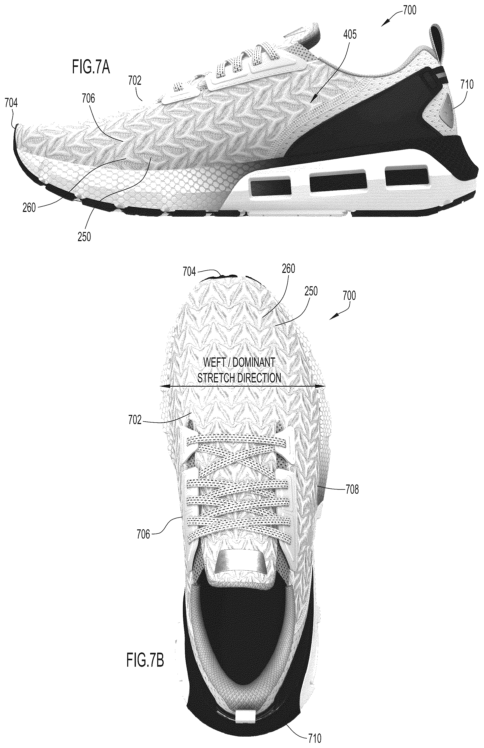 Patent US12480234 Figure 8 – Method of forming an upper for an article of footwear