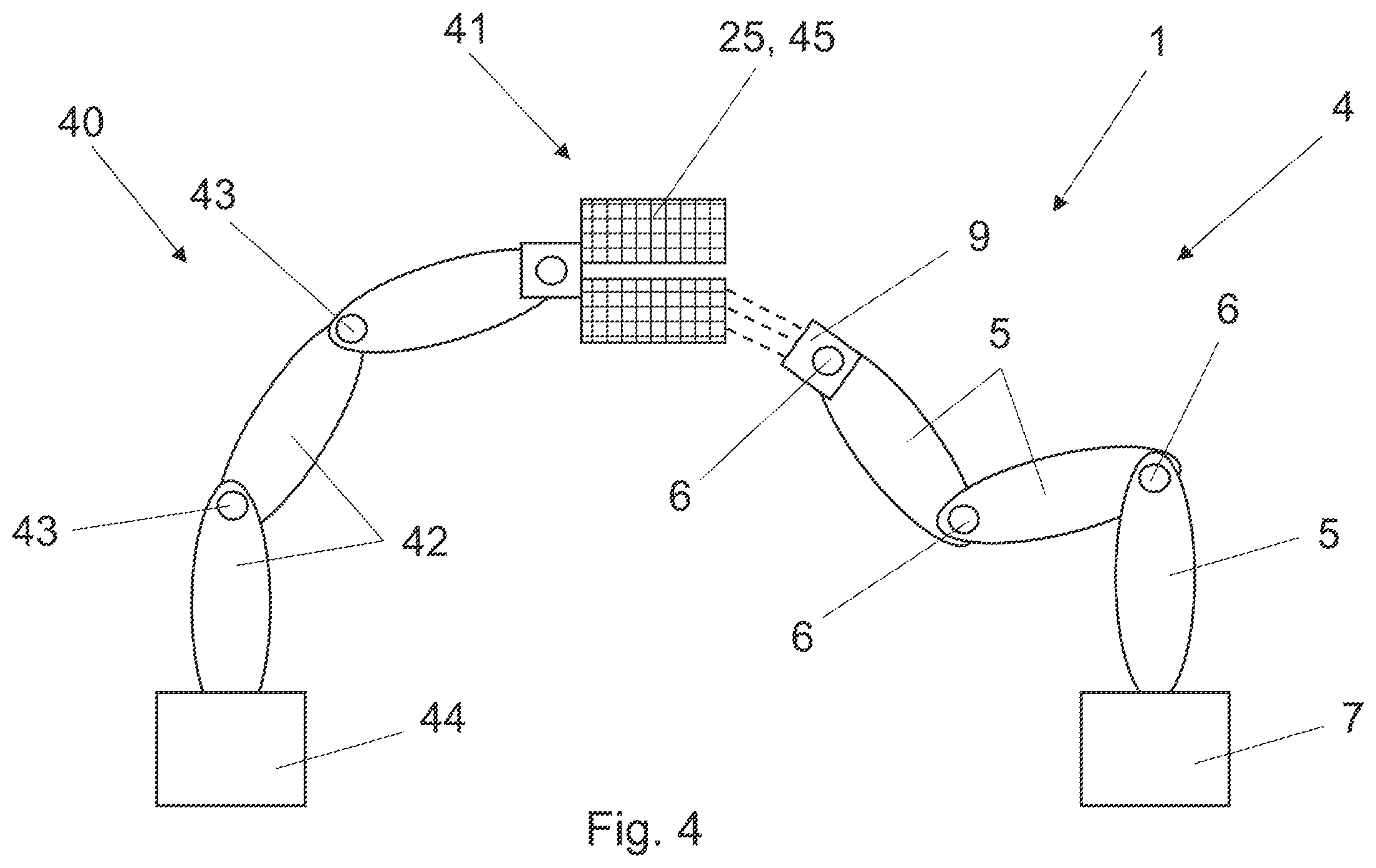 Patent US12480236 Figure 4 – Apparatus for bonding a fiber structure
