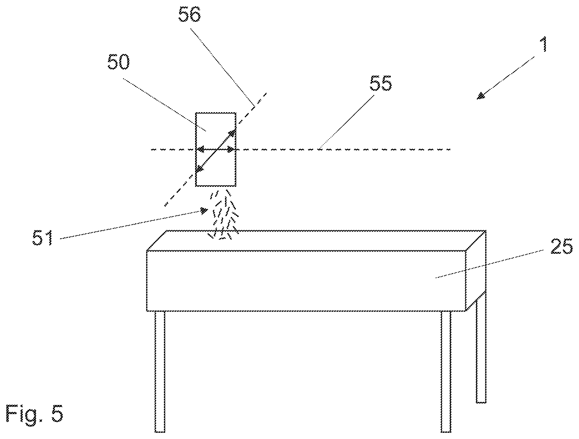 Patent US12480236 Figure 5 – Apparatus for bonding a fiber structure
