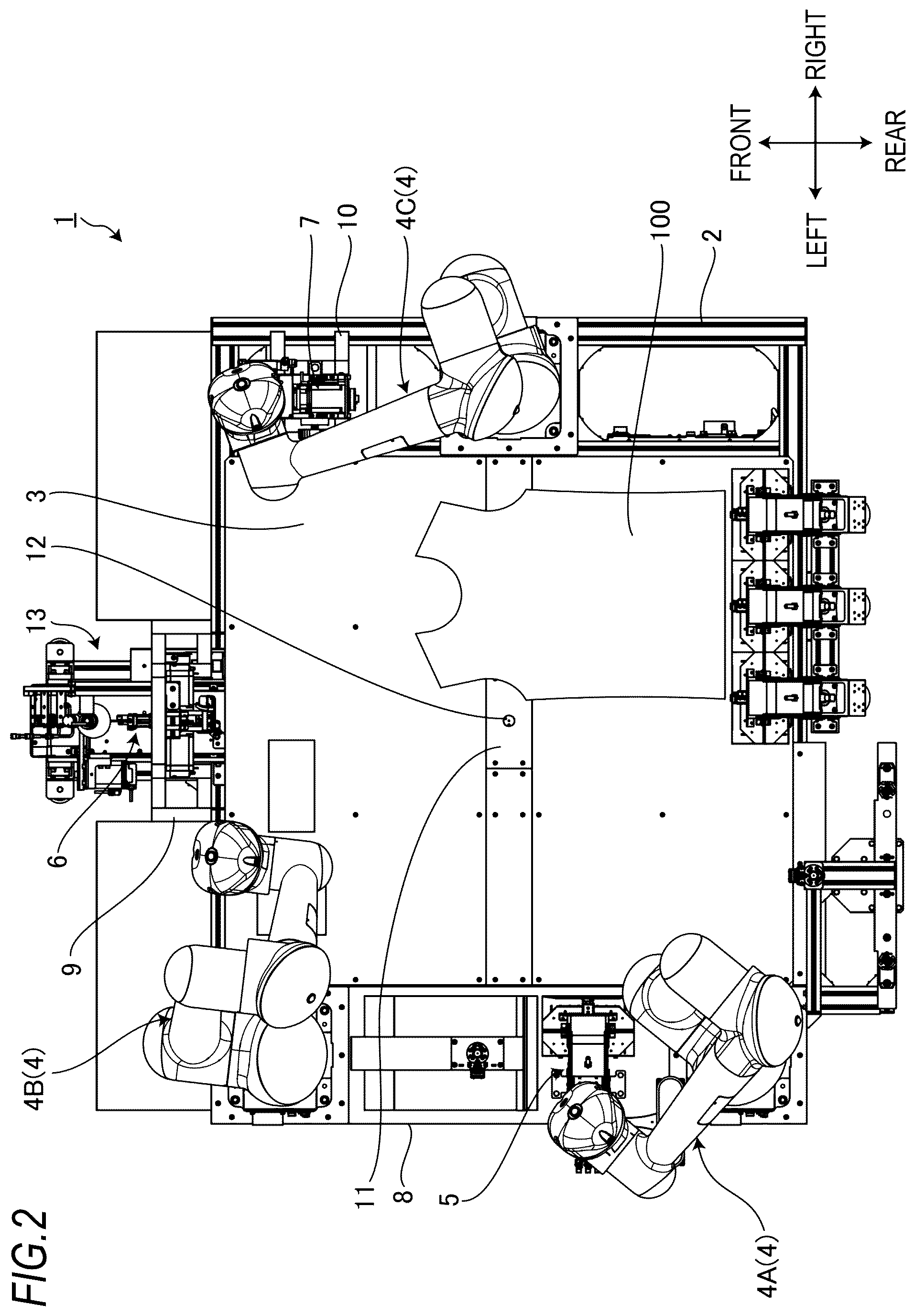 Patent US12480240 Figure 2 – Sewing system