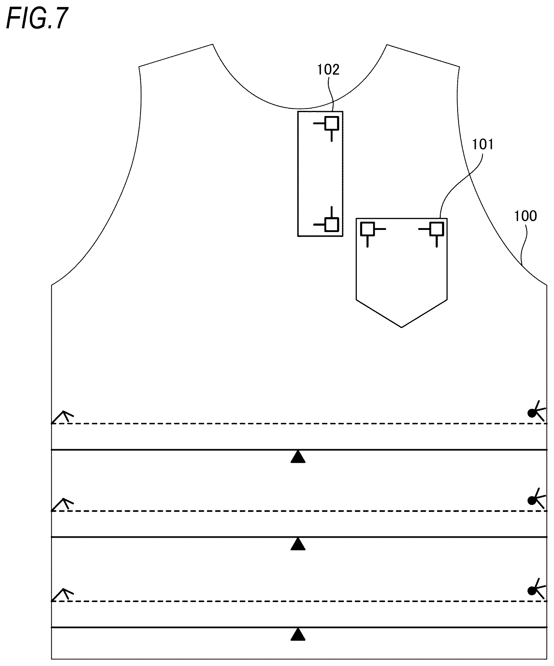 Patent US12480240 Figure 7 – Sewing system