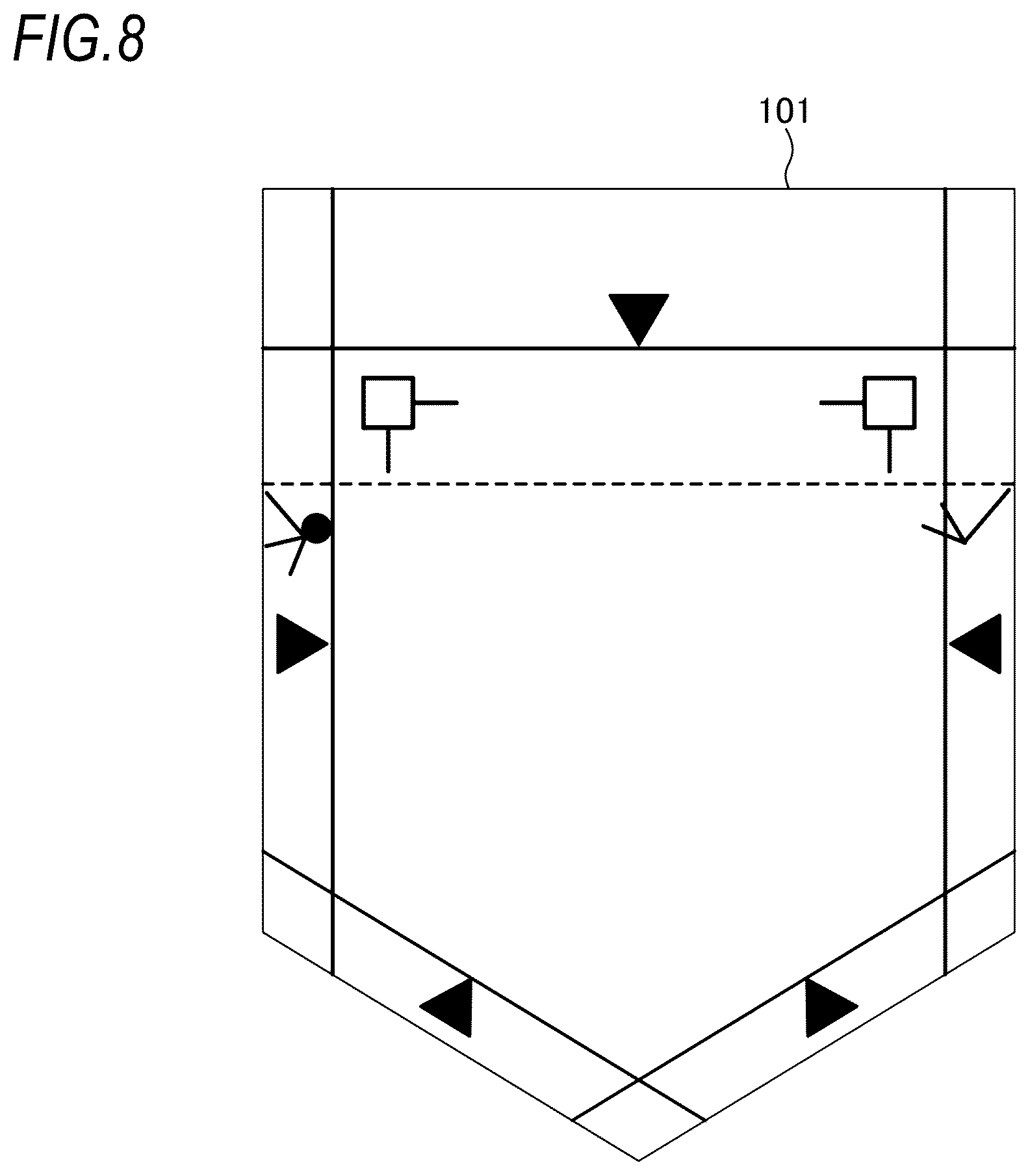 Patent US12480240 Figure 8 – Sewing system