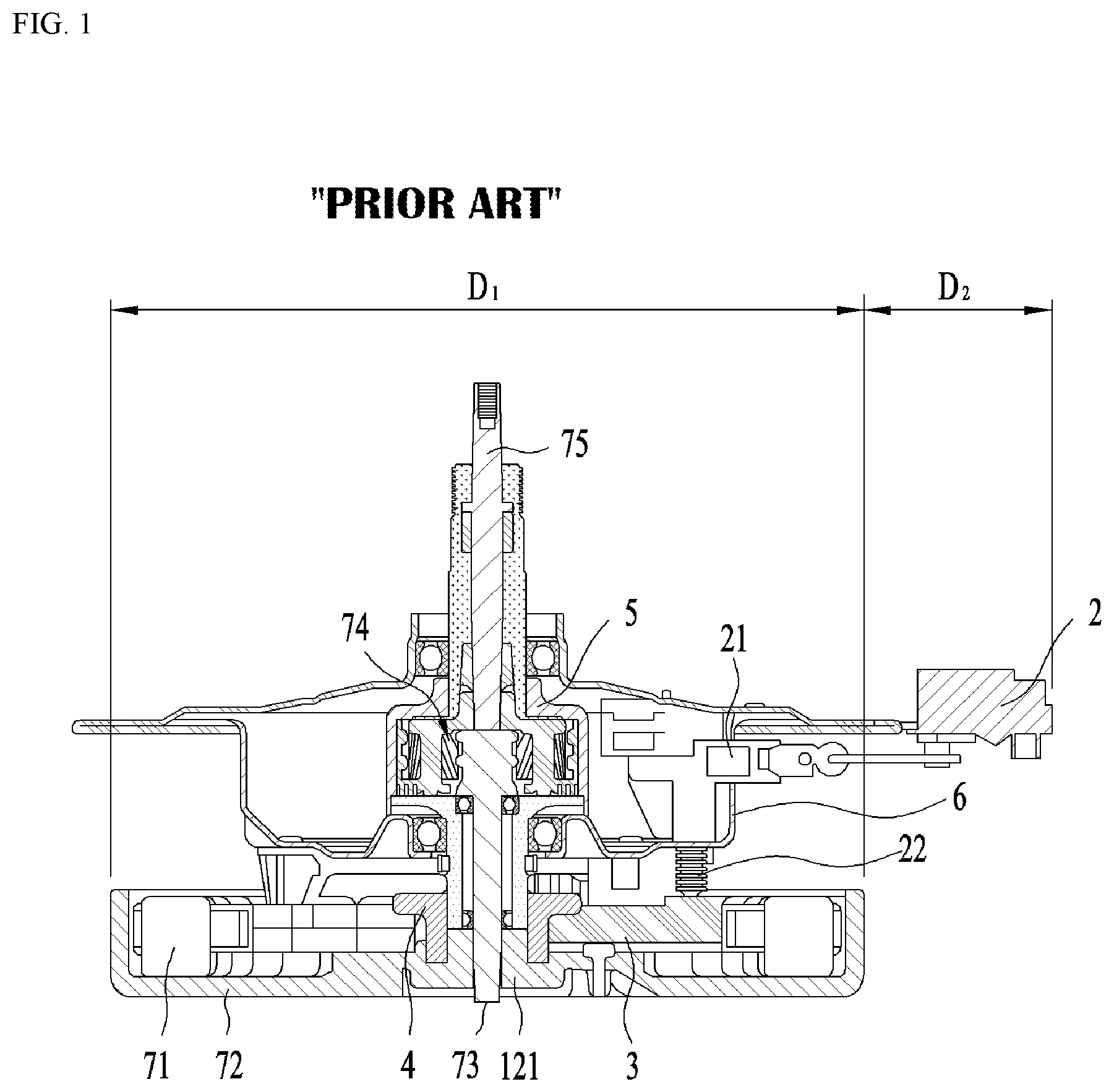 Patent US12480243 Figure 1 – Laundry treatment apparatus