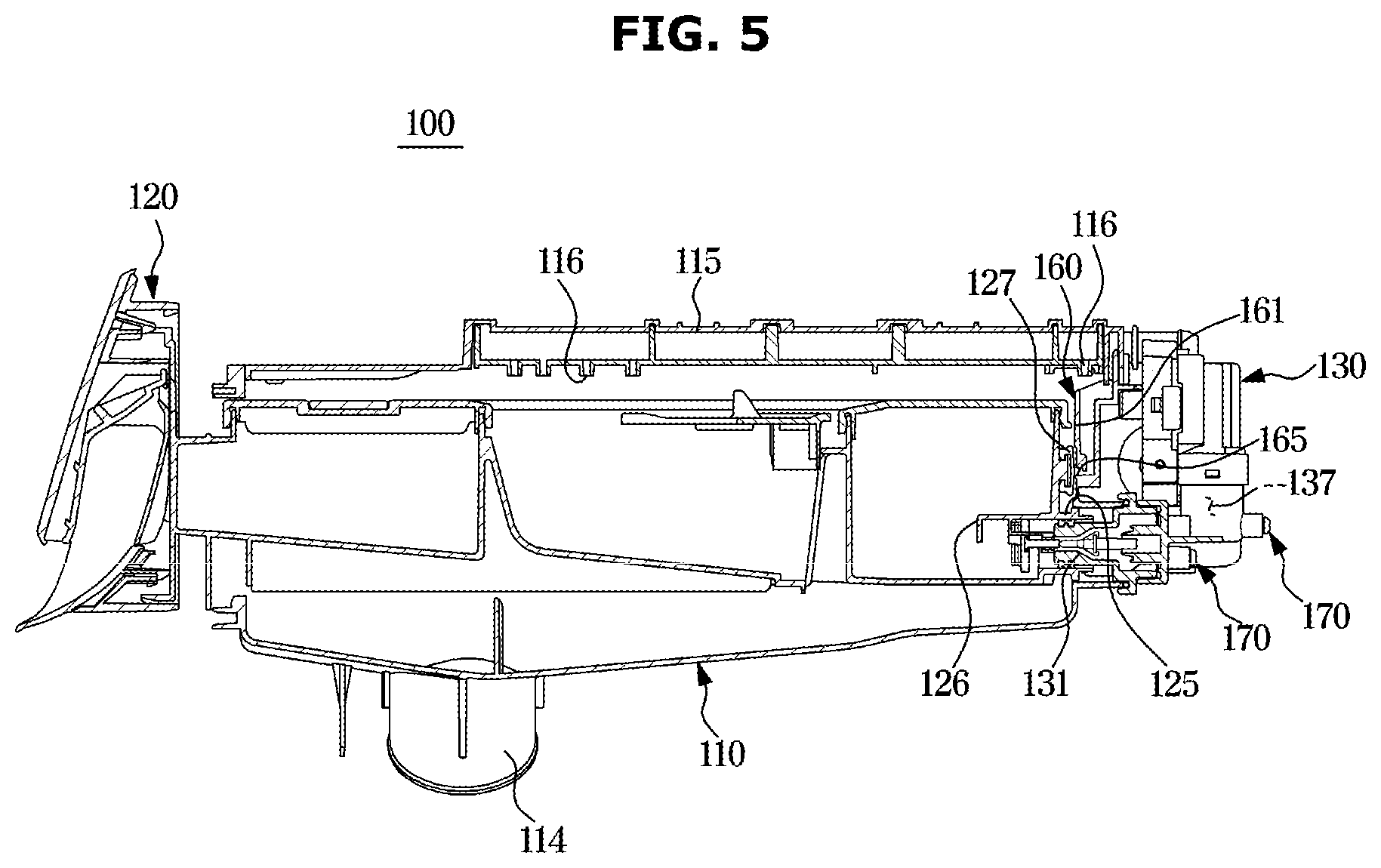 Patent US12480245 Figure 5 – Detergent supply apparatus and washing machine having same