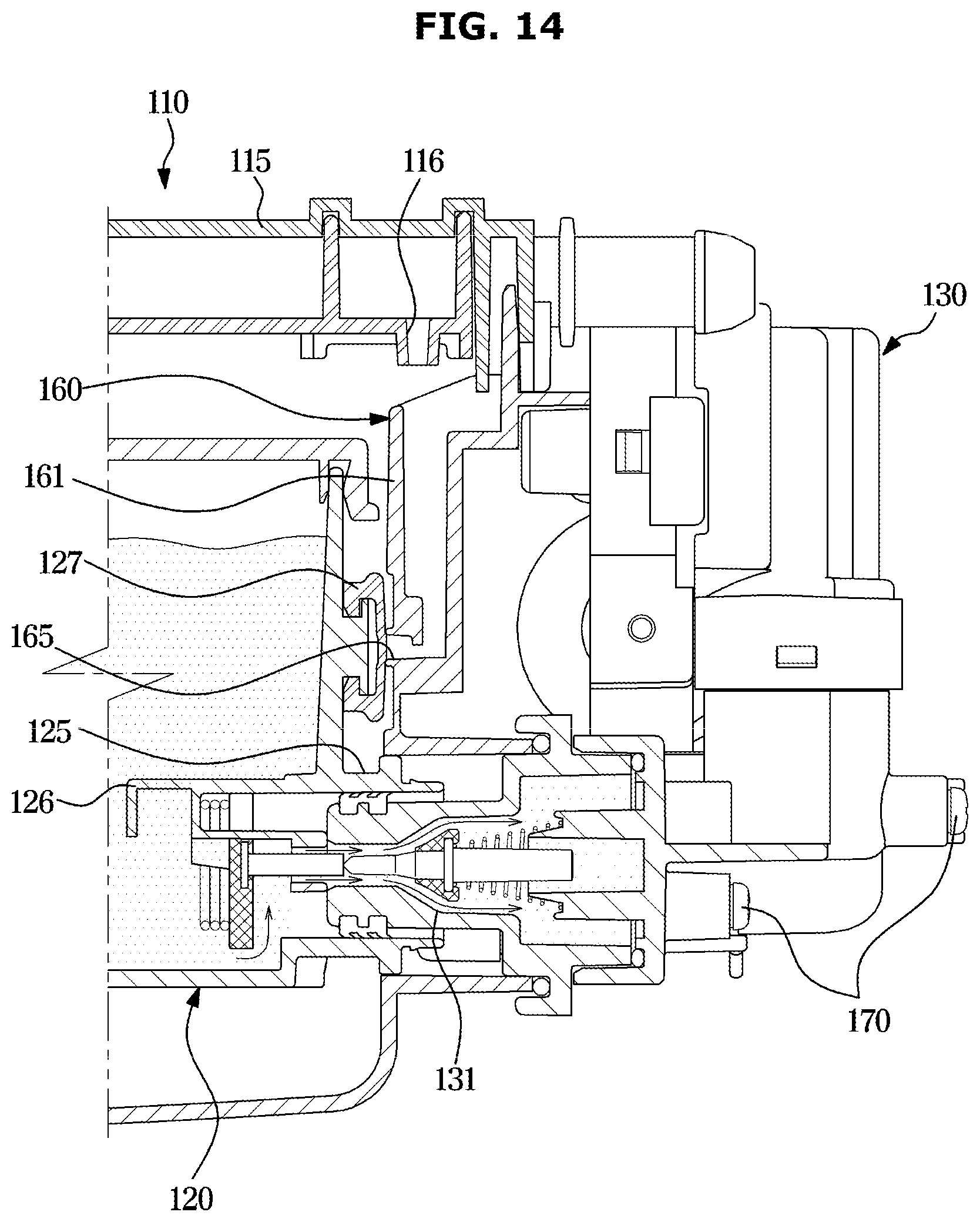 Patent US12480245 Figure 14 – Detergent supply apparatus and washing machine having same