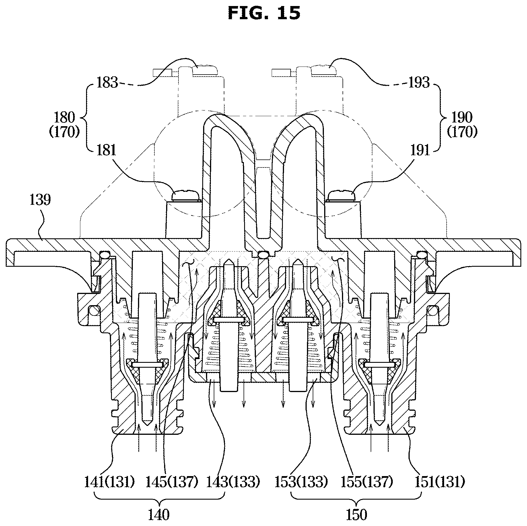 Patent US12480245 Figure 15 – Detergent supply apparatus and washing machine having same