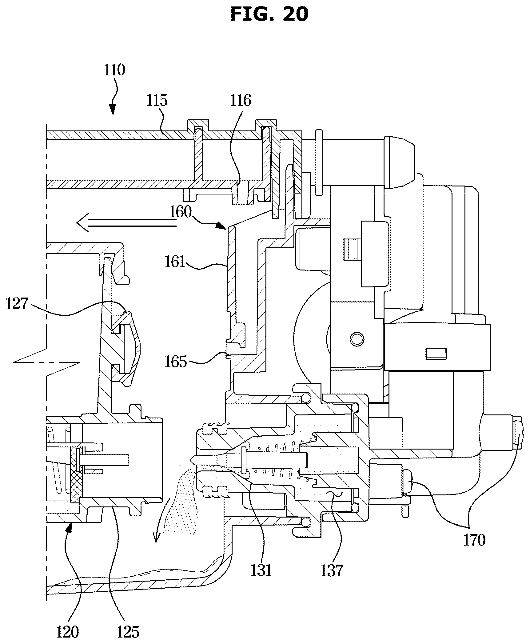 Patent US12480245 Figure 20 – Detergent supply apparatus and washing machine having same