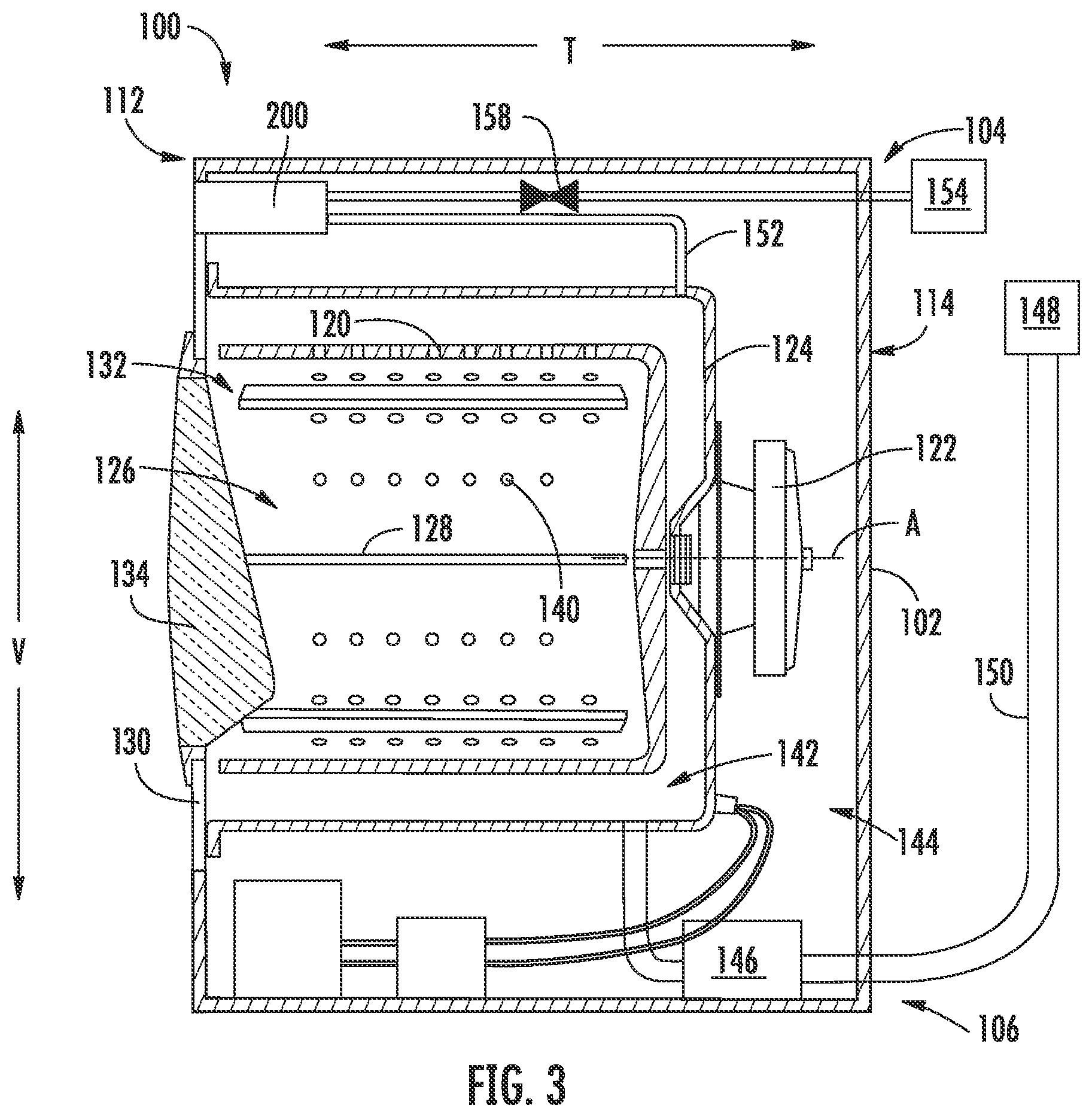 Patent US12480246 Figure 3 – Detergent drawer assembly for a washing machine appliance