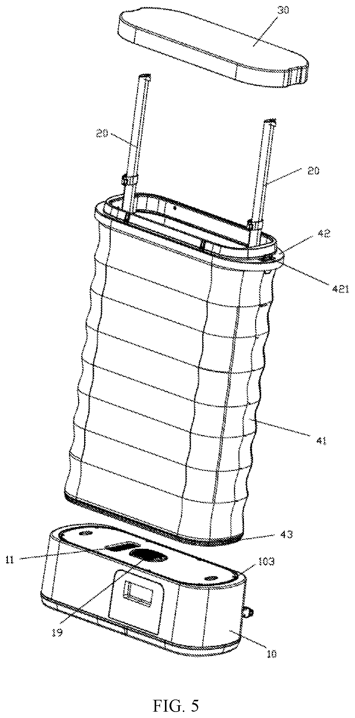 Patent US12480247 Figure 4 – Clothing care machine