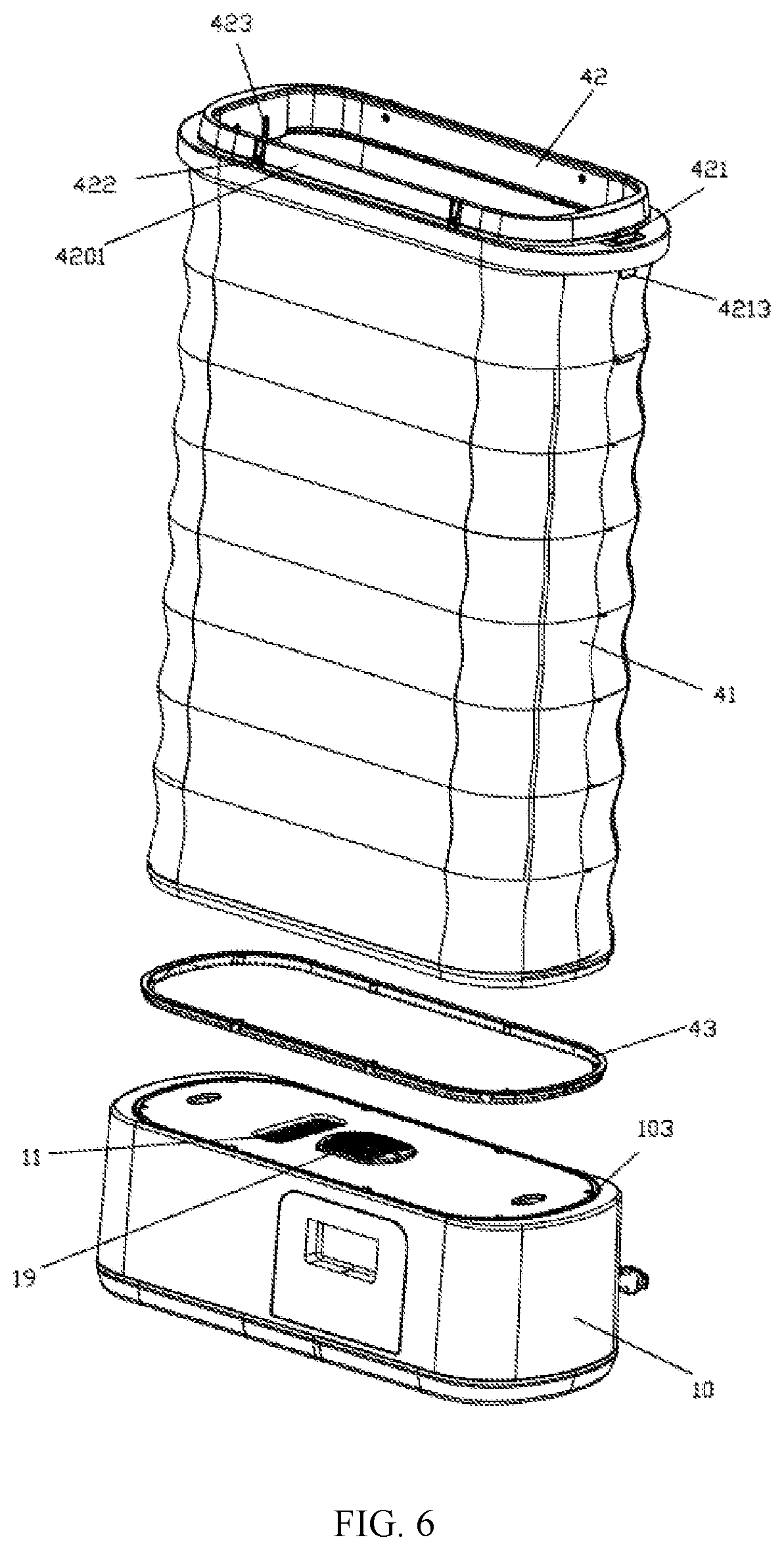 Patent US12480247 Figure 5 – Clothing care machine