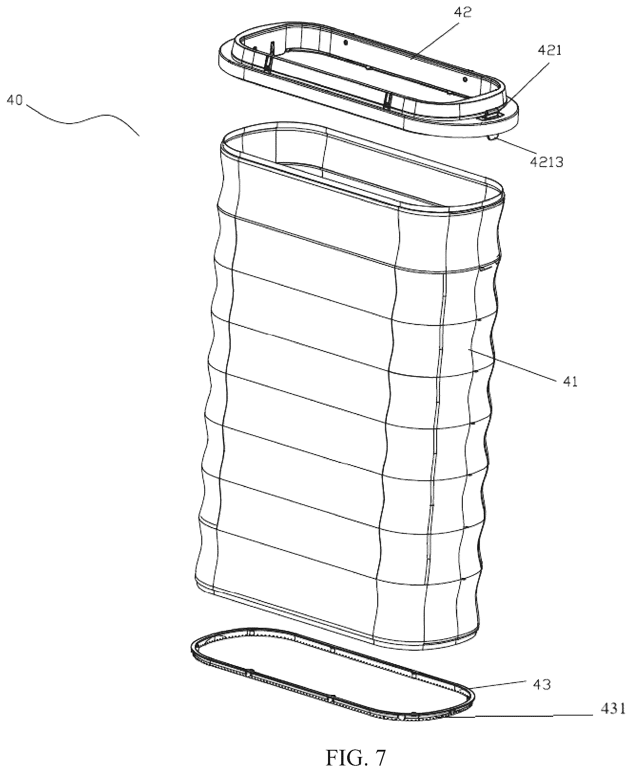 Patent US12480247 Figure 6 – Clothing care machine