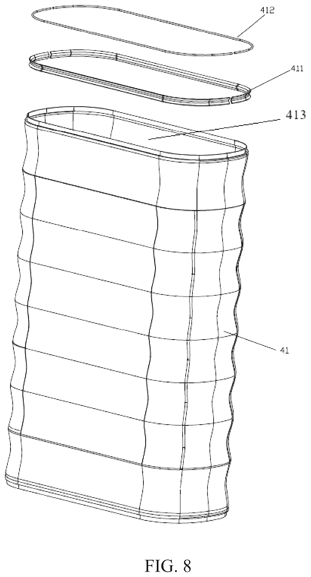 Patent US12480247 Figure 7 – Clothing care machine