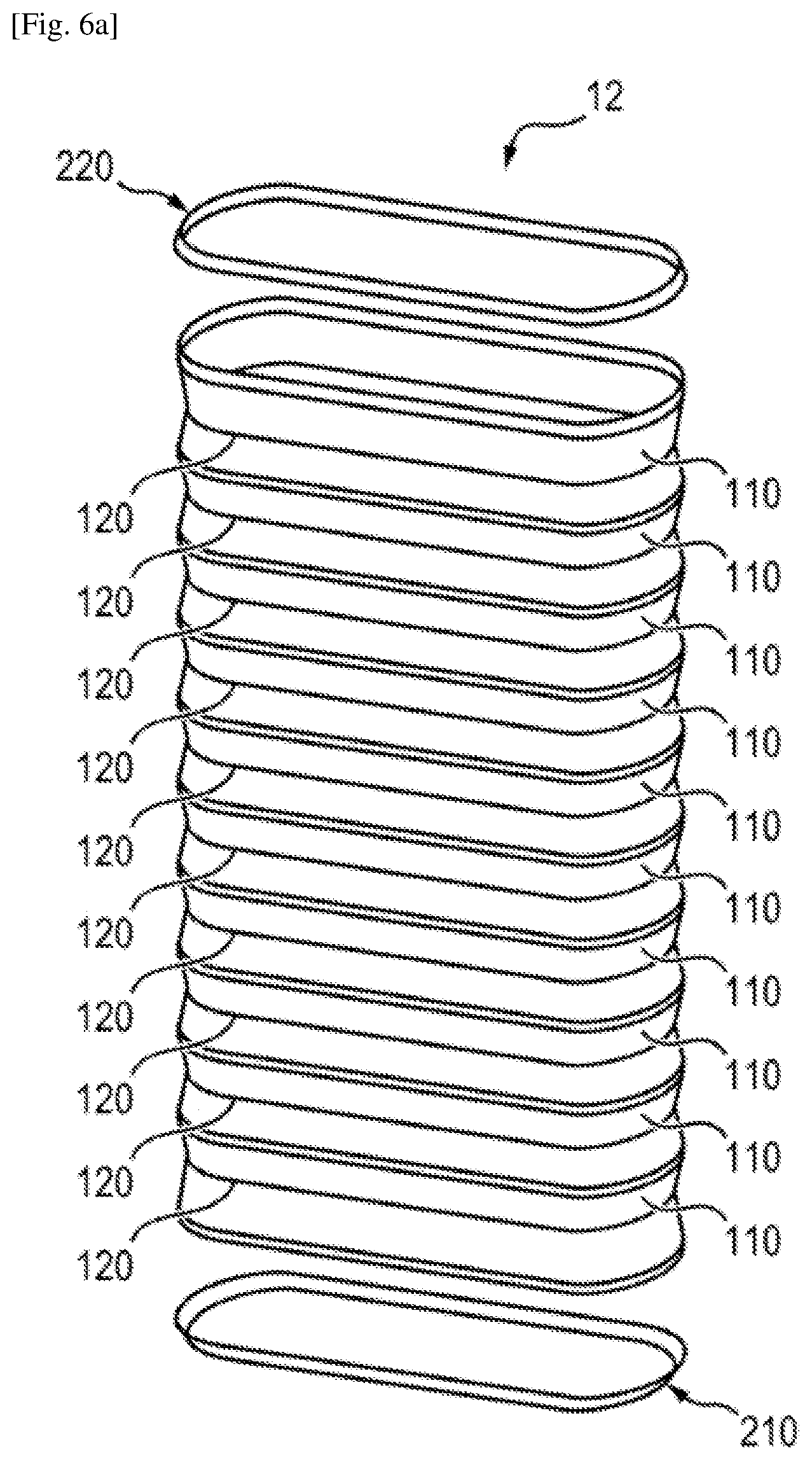 Patent US12480250 Figure 7 – Collapsible crease-smoothing cabinet comprising a curtain with a textile wall and a frame