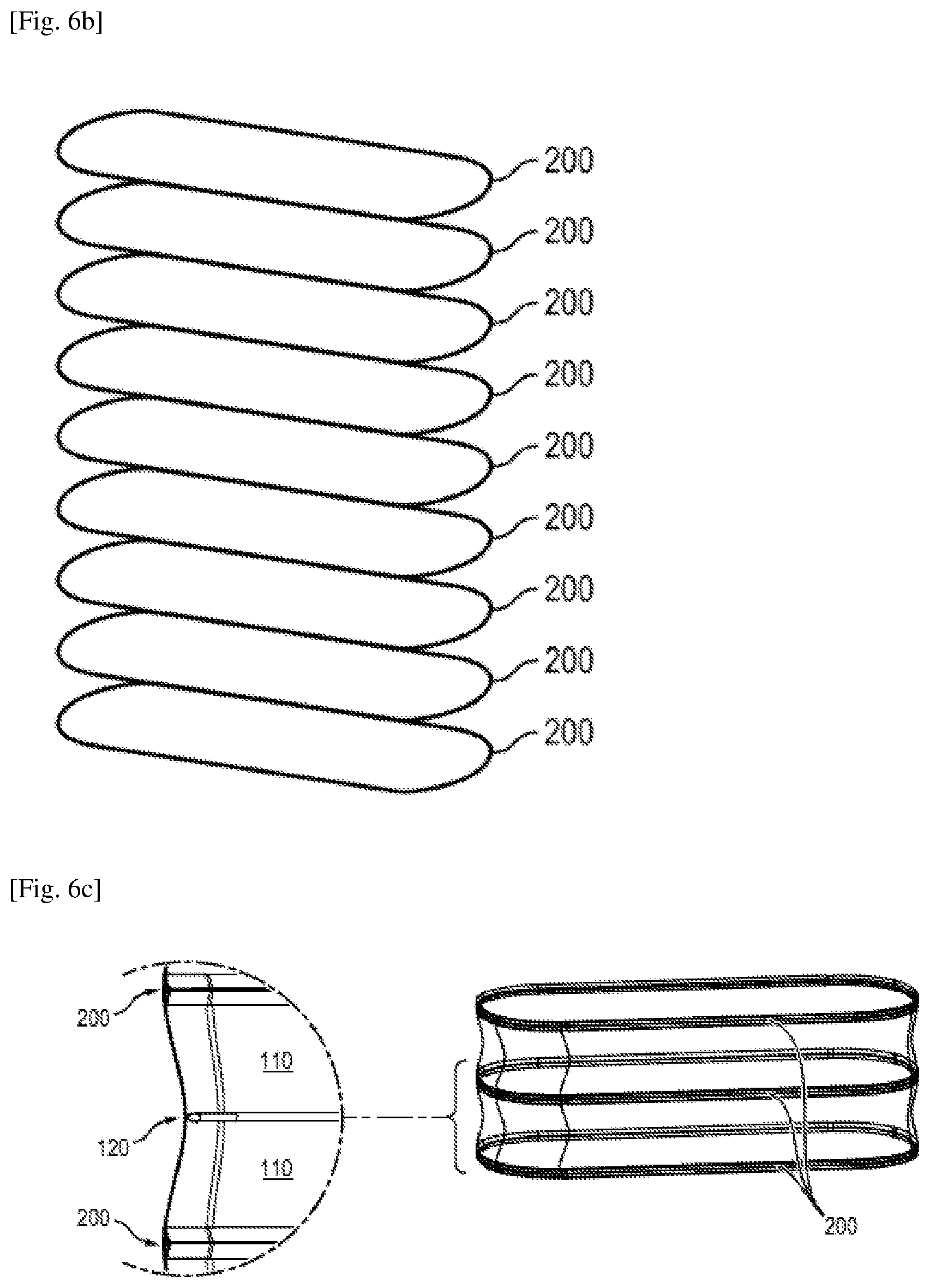 Patent US12480250 Figure 8 – Collapsible crease-smoothing cabinet comprising a curtain with a textile wall and a frame