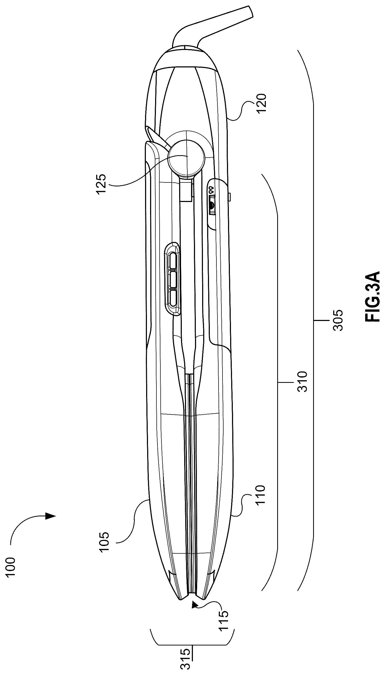 Patent US12480251 Figure 3 – Handheld steam iron