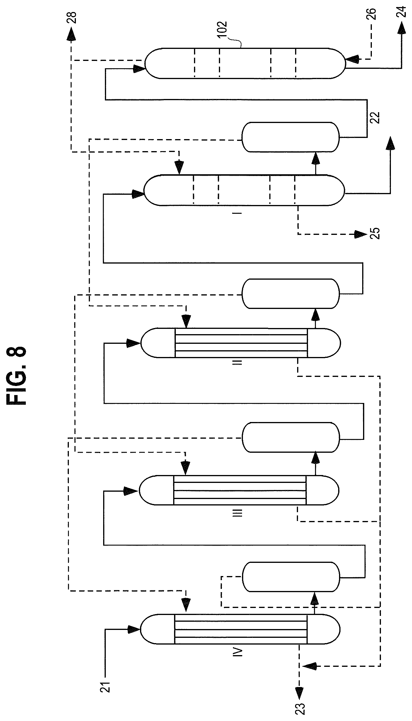 Patent US12480255 Figure 8 – Efficient methods and compositions for recovery of products from organic acid pretreatment of plant materials