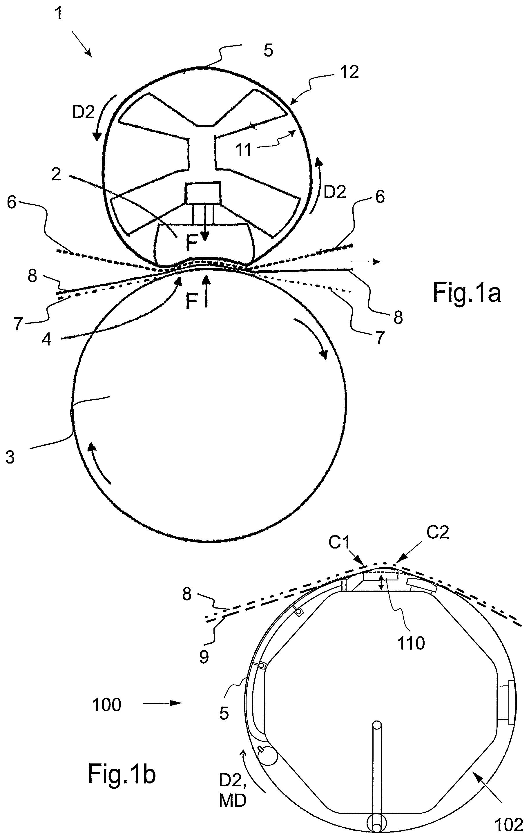 Patent US12480256 — Belt — Figure 1