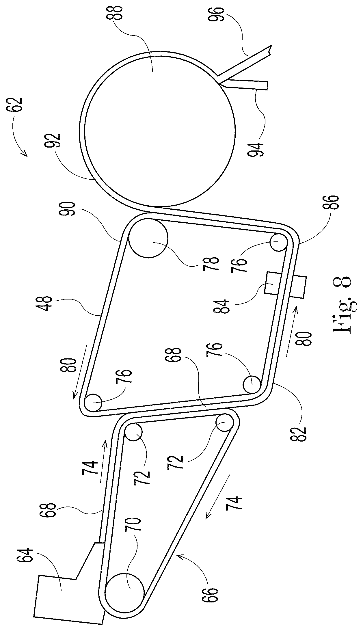 Patent US12480258 Figure 5 – Layered fibrous structures