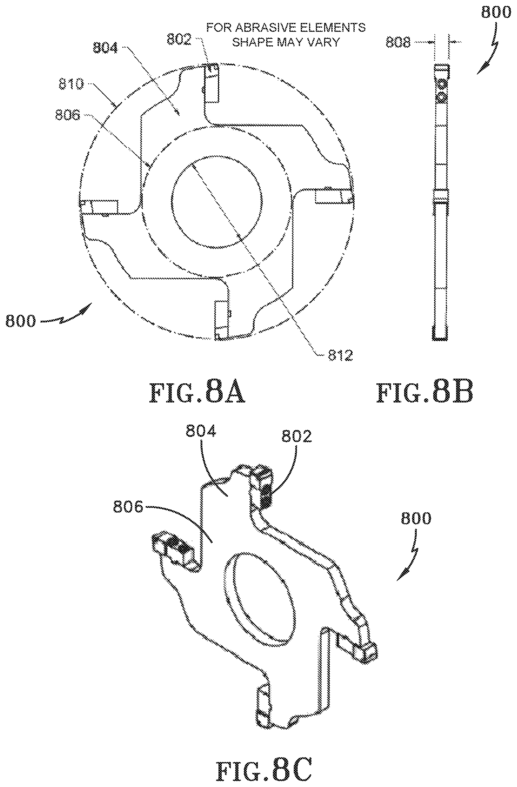 Patent US12480263 Figure 8 – Material removal manufacture, assembly, and method of assembly