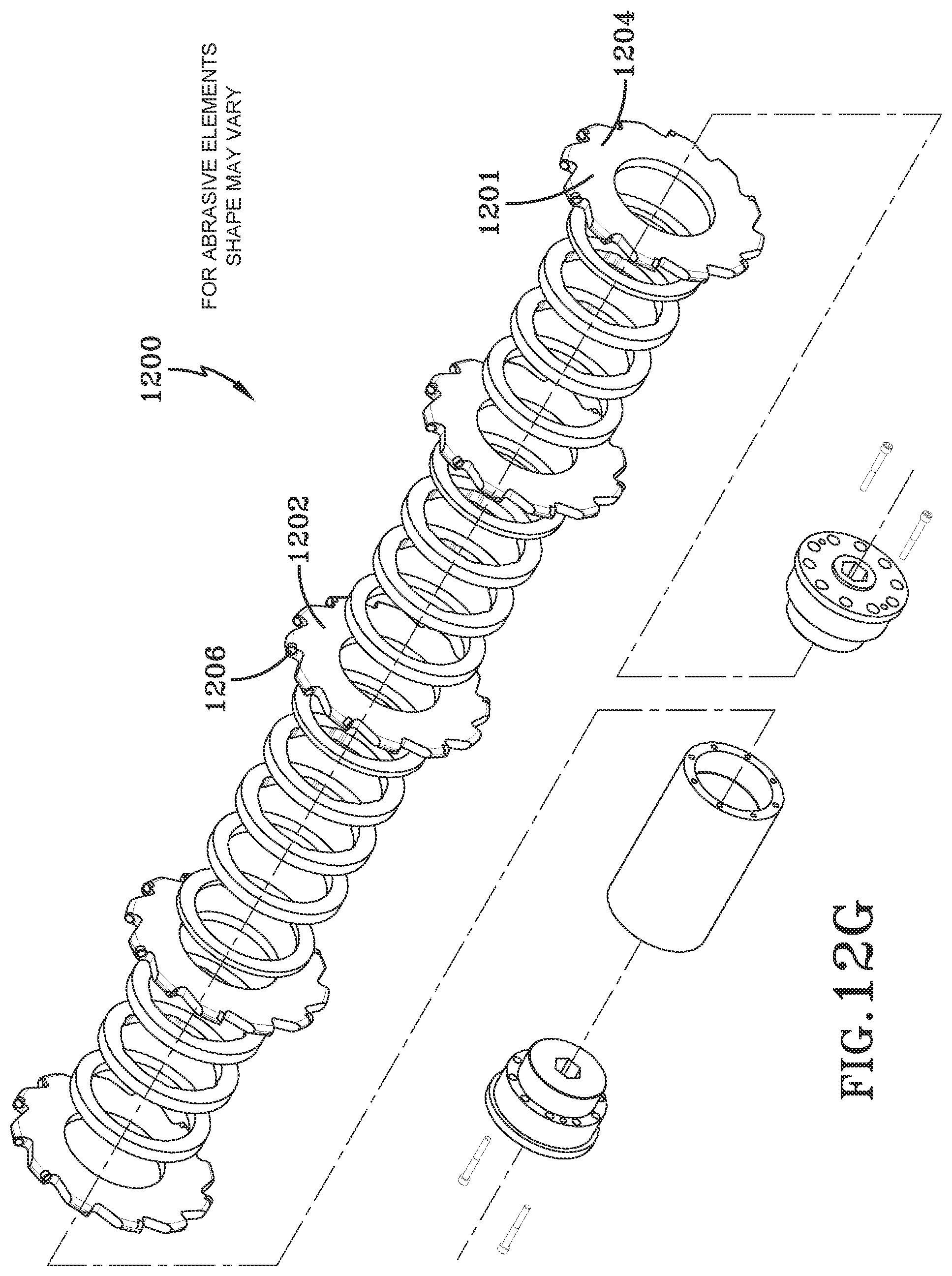 Patent US12480263 Figure 16 – Material removal manufacture, assembly, and method of assembly