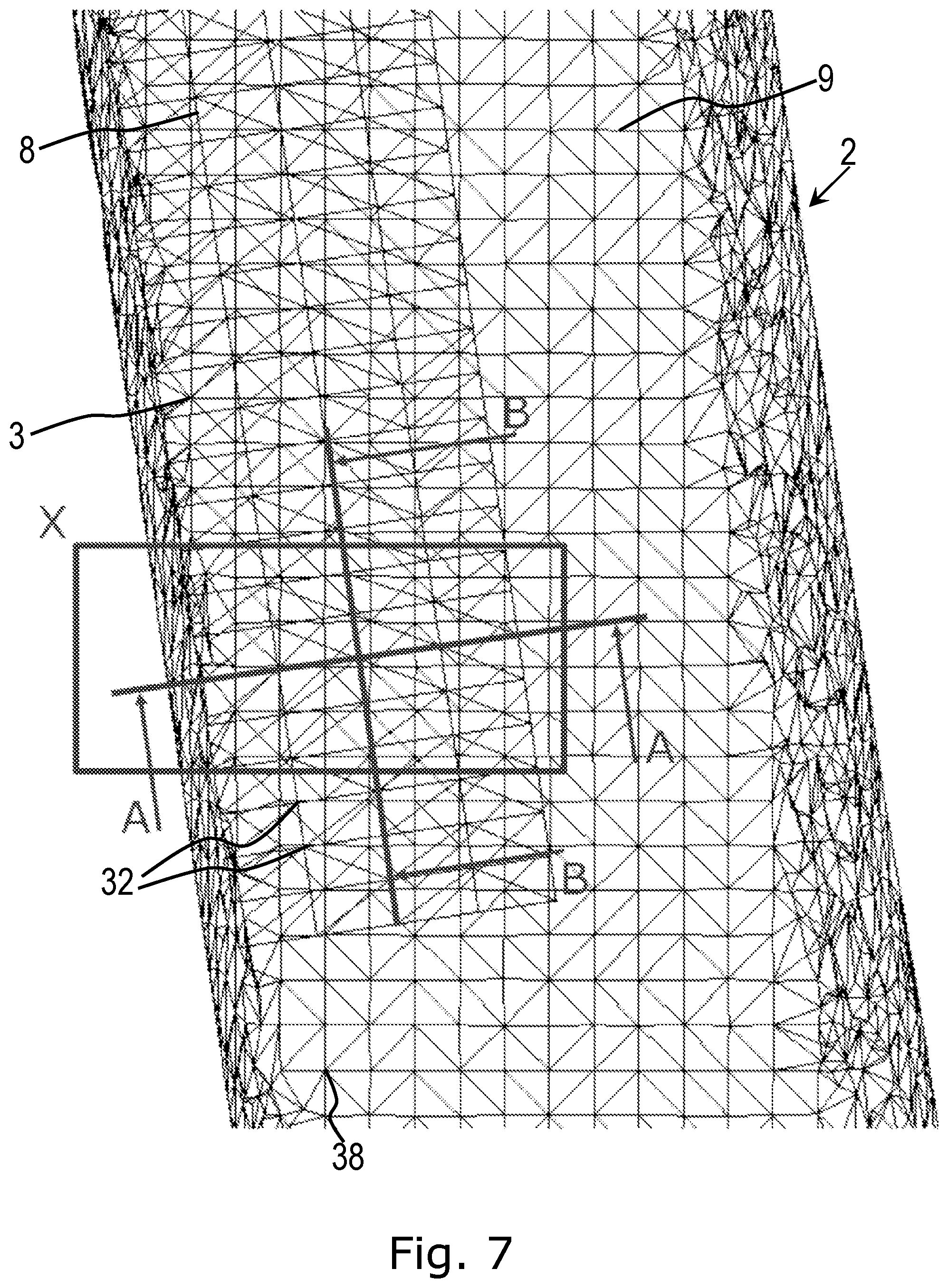 Patent US12480265 Figure 7 – Method for milling off traffic areas with a milling drum, as well as milling machine for carrying out the method for milling off traffic areas
