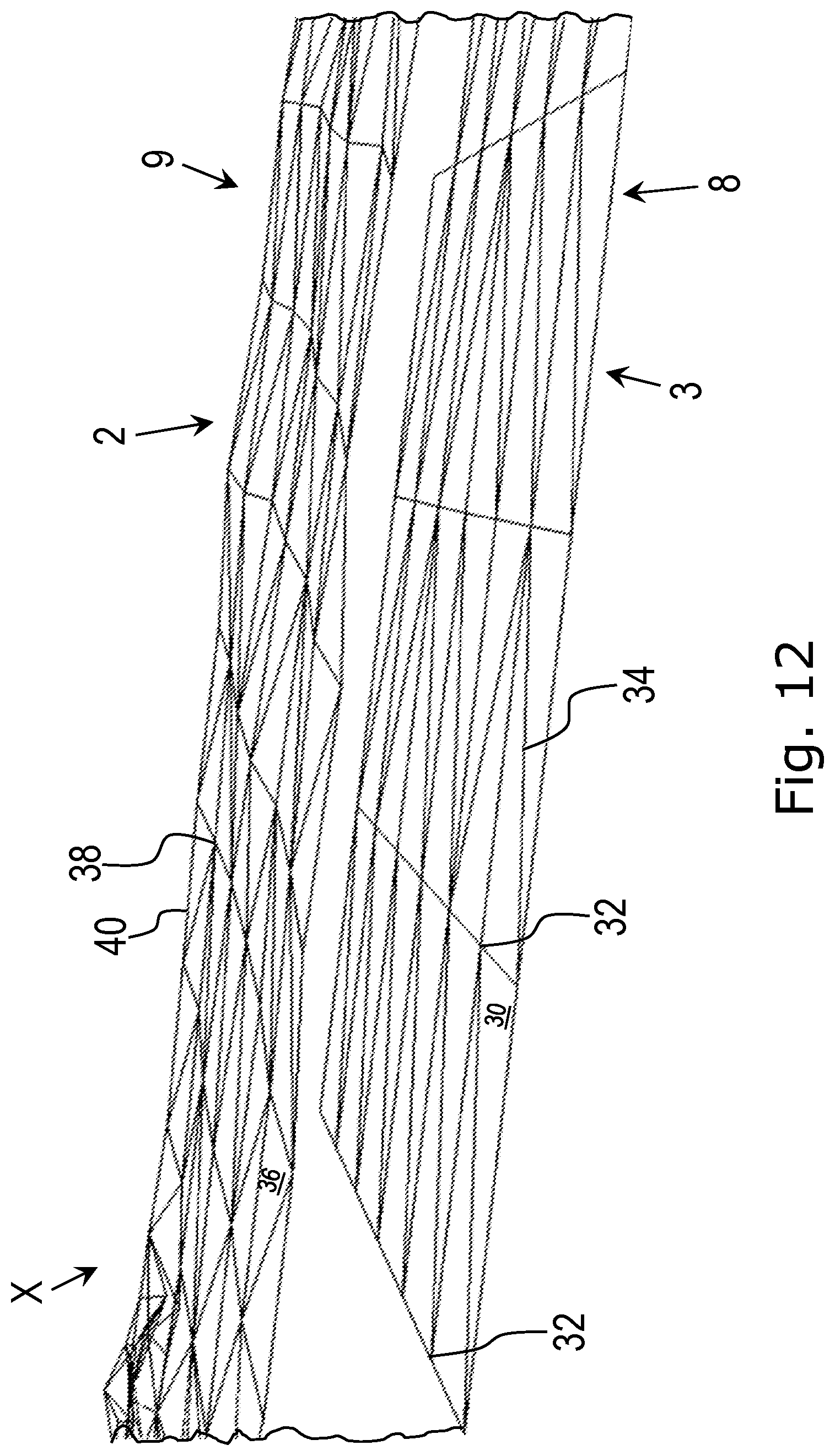 Patent US12480265 Figure 12 – Method for milling off traffic areas with a milling drum, as well as milling machine for carrying out the method for milling off traffic areas