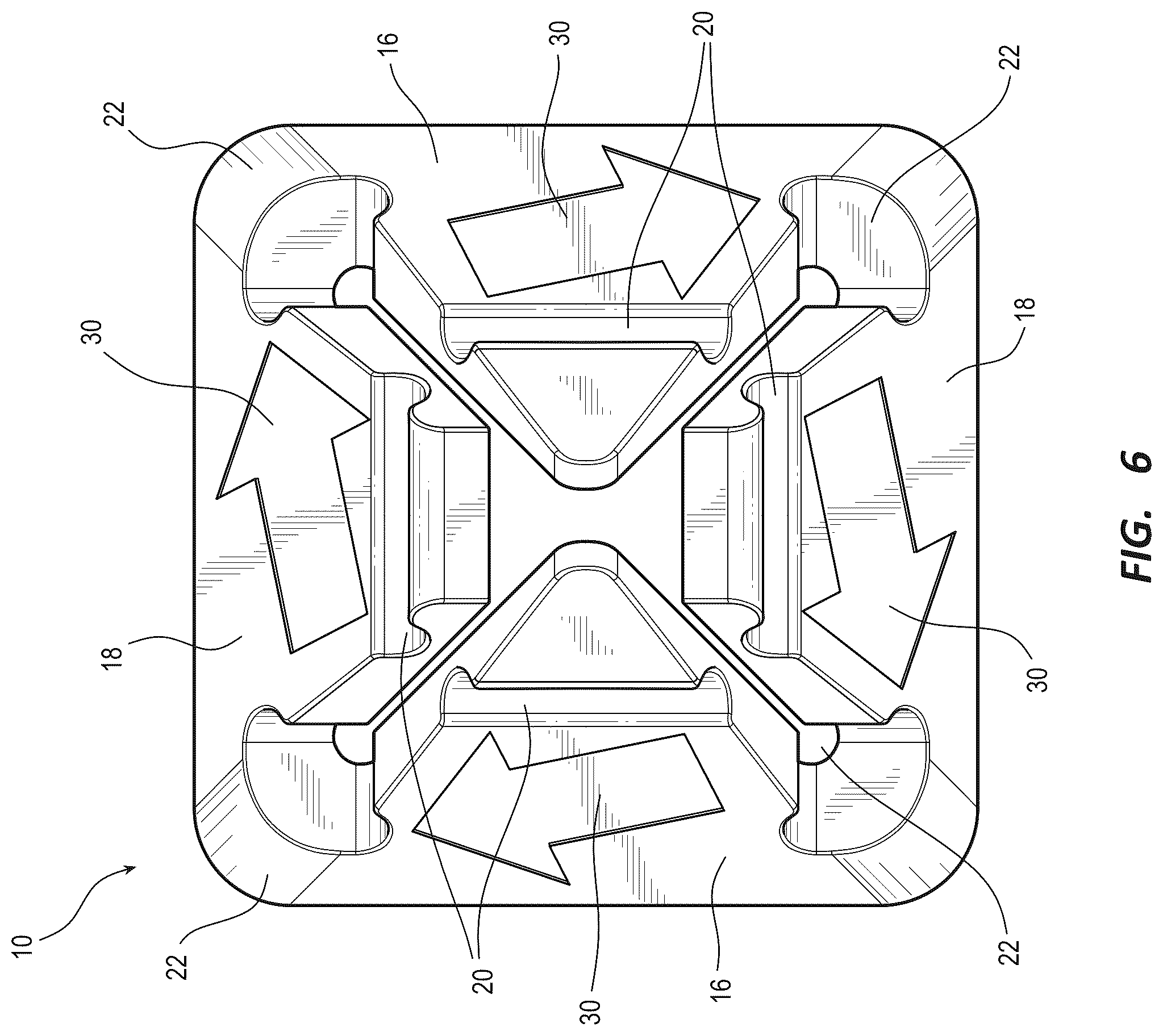 Patent US12480267 Figure 6 – Indicator sleeve for a traffic director