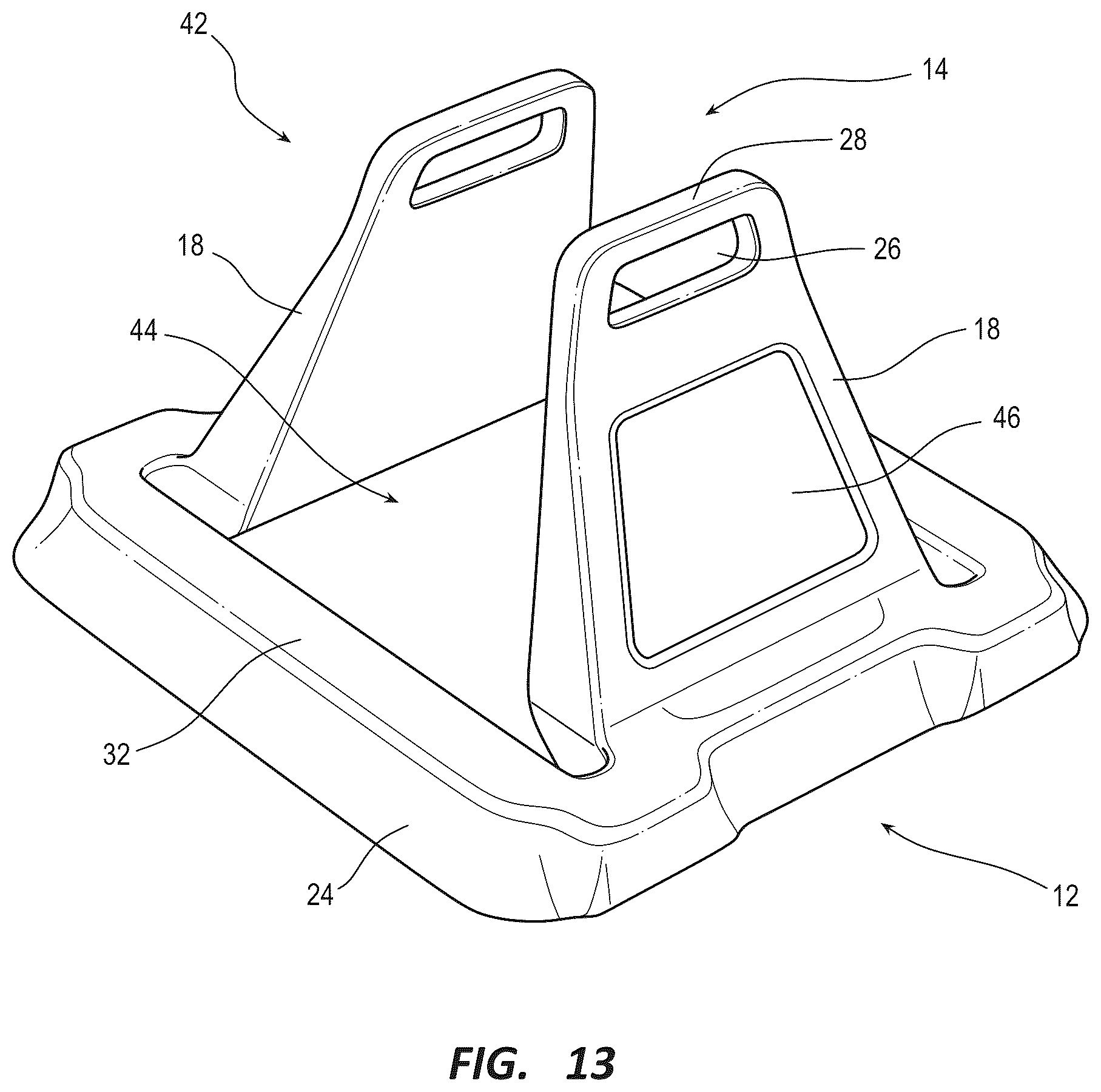 Patent US12480267 Figure 11 – Indicator sleeve for a traffic director