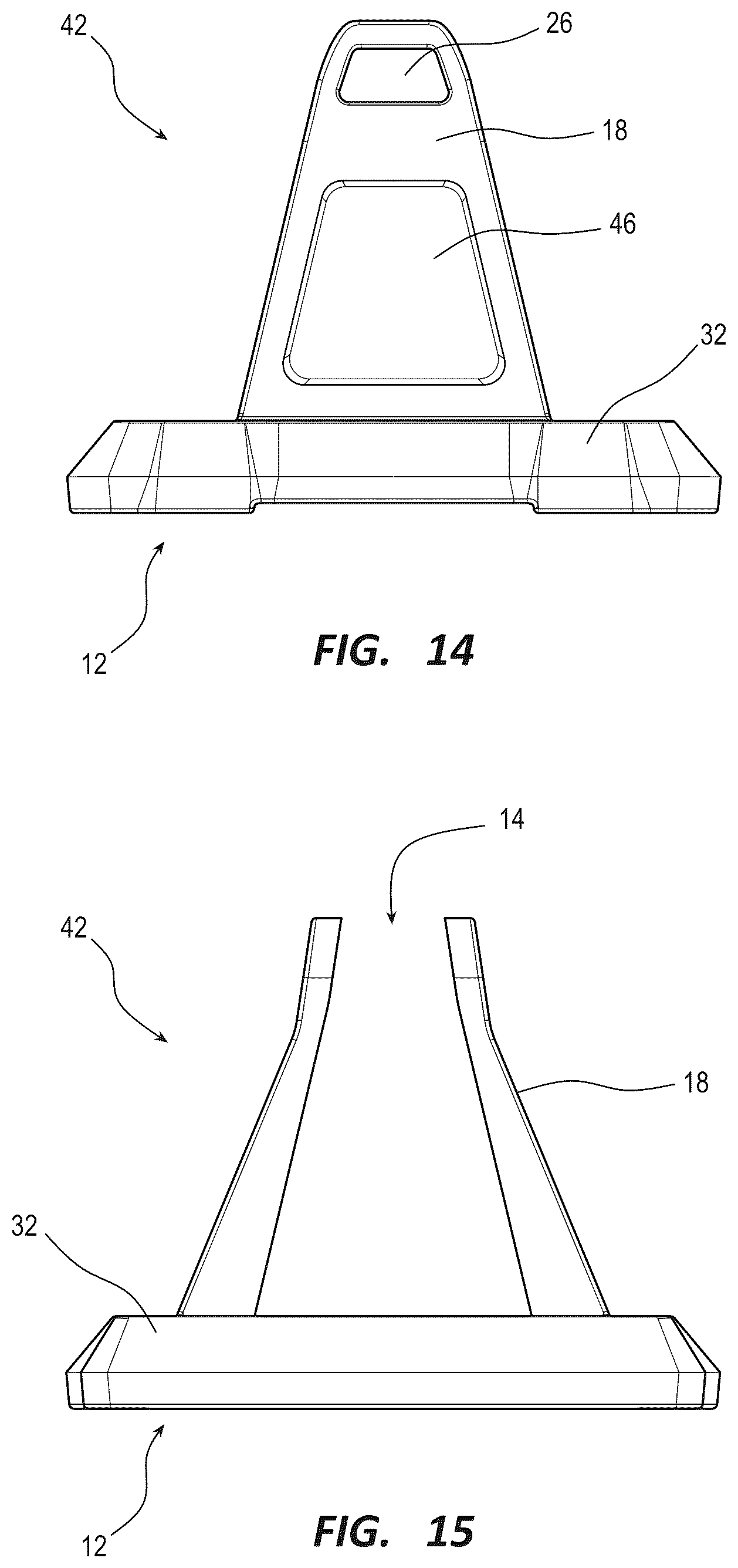 Patent US12480267 Figure 12 – Indicator sleeve for a traffic director