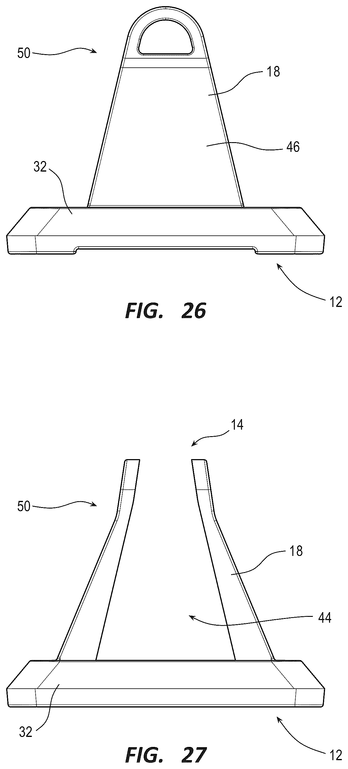 Patent US12480267 Figure 19 – Indicator sleeve for a traffic director