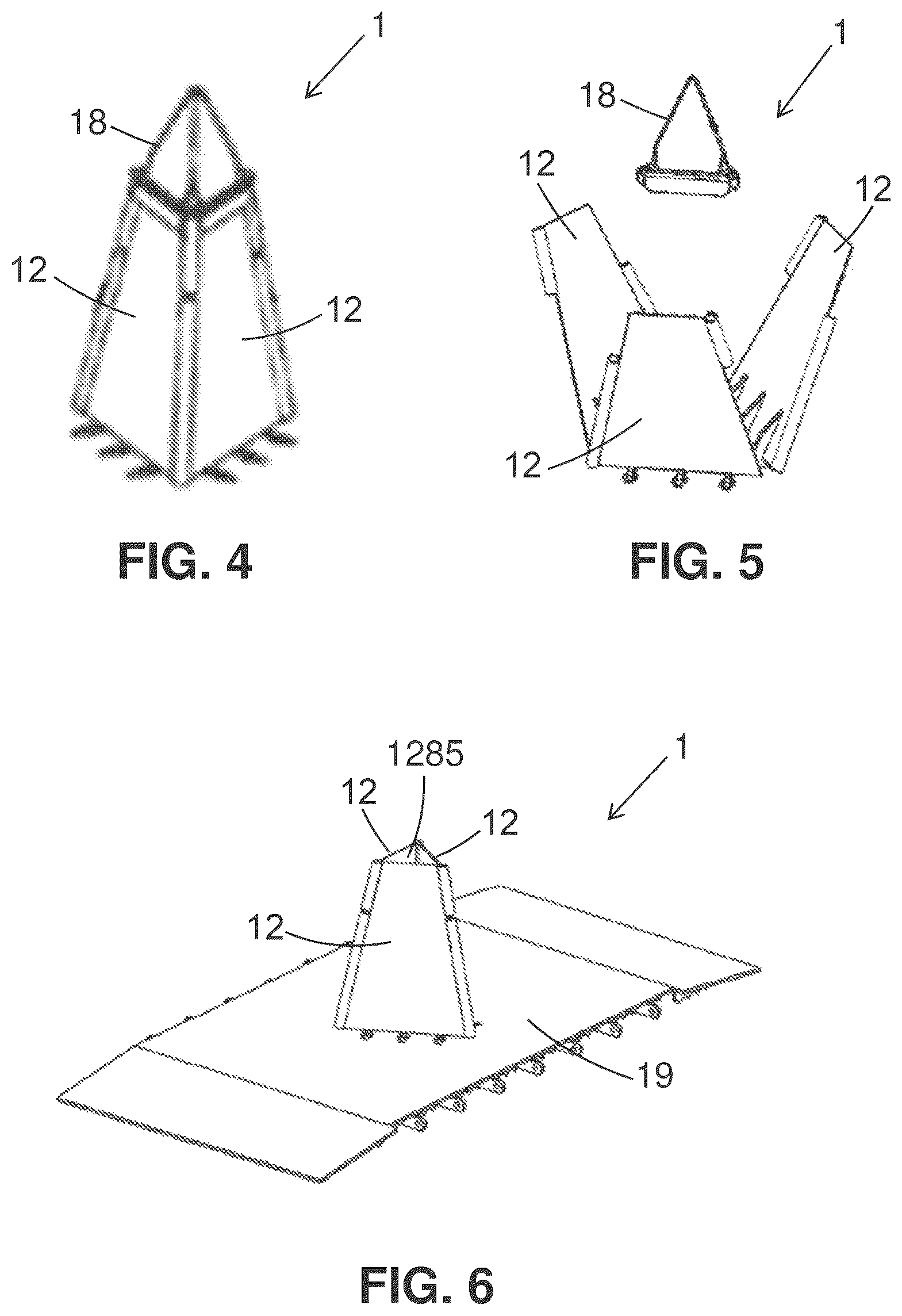 Patent US12480268 Figure 2 – Collapsible barrier and a system comprising the same