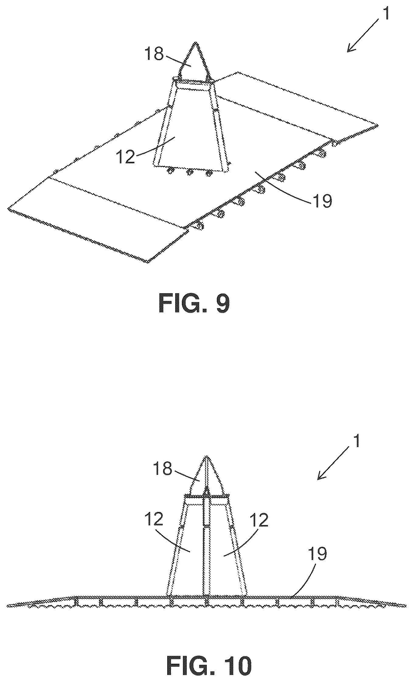 Patent US12480268 Figure 4 – Collapsible barrier and a system comprising the same