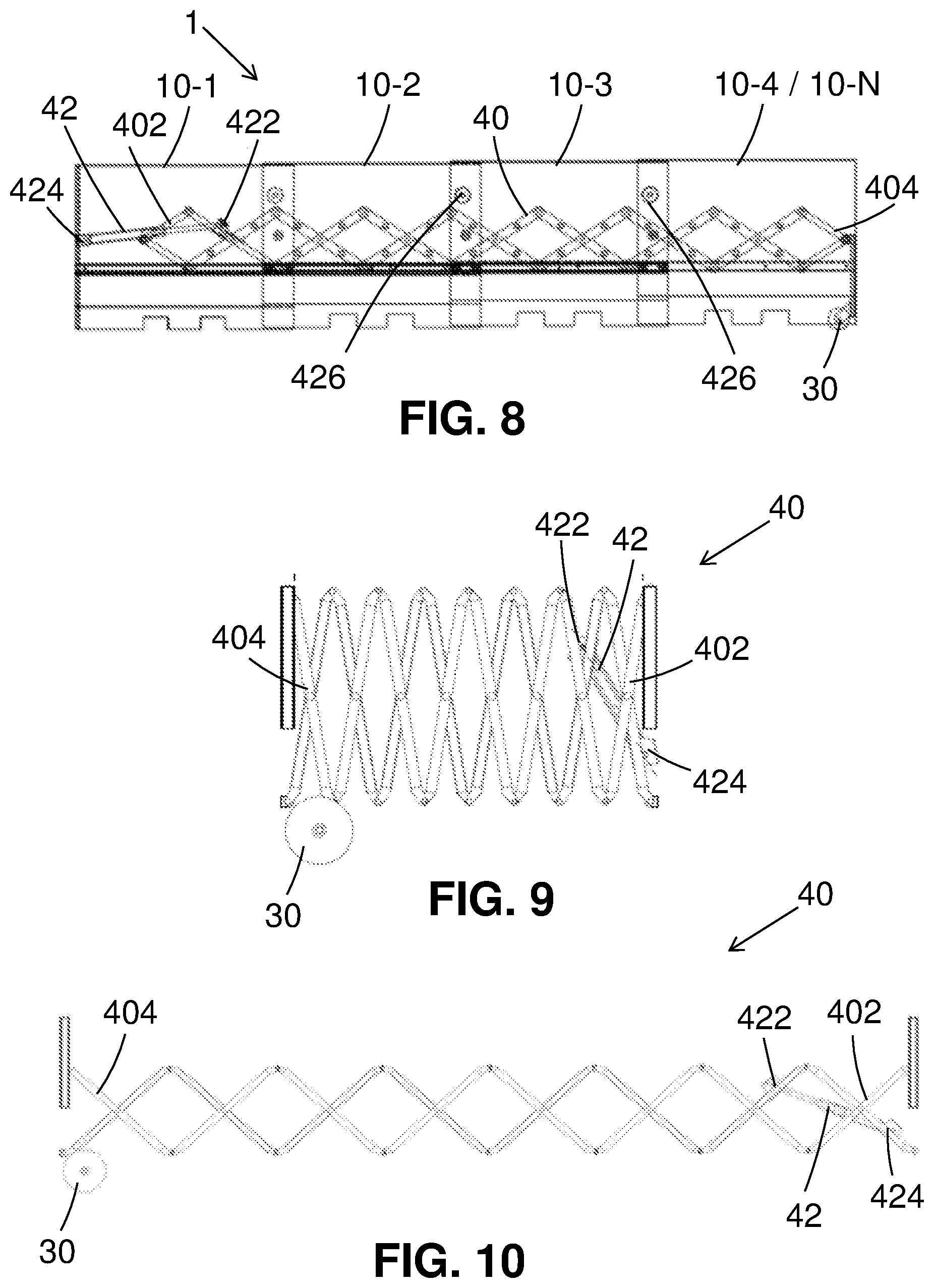 Patent US12480269 Figure 3 – Telescopic jersey barrier