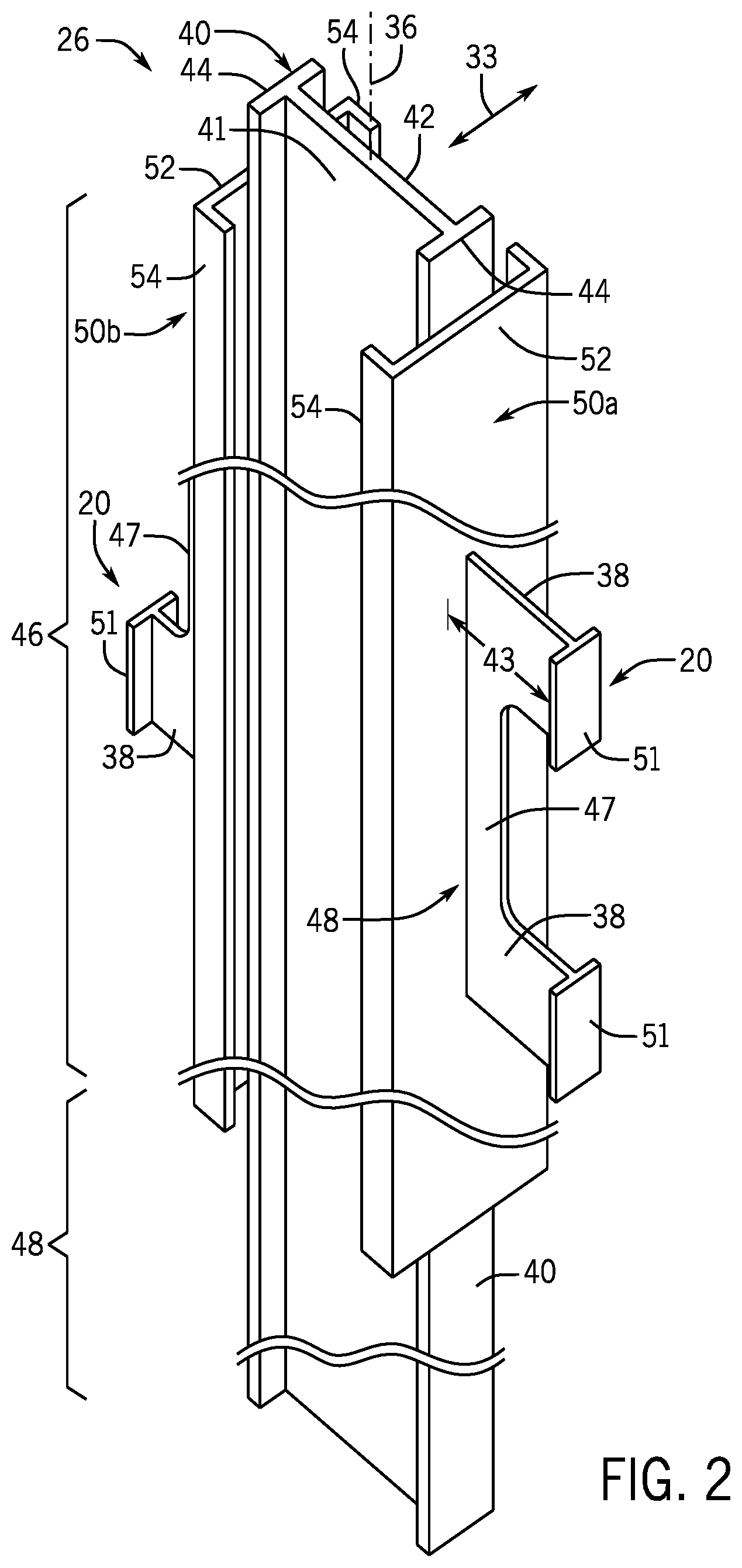 Patent US12480272 Figure 2 – Electrical pole with H-web caisson
