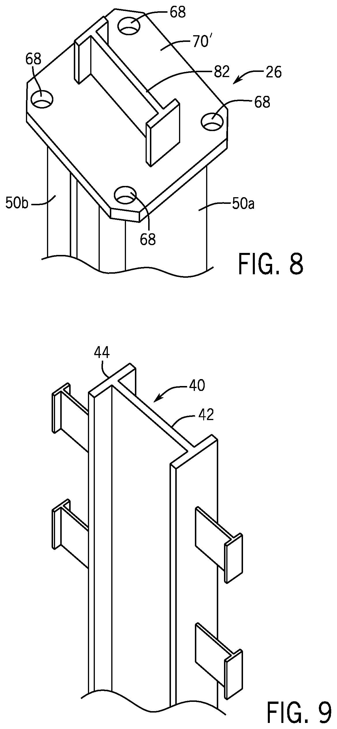 Patent US12480272 Figure 5 – Electrical pole with H-web caisson