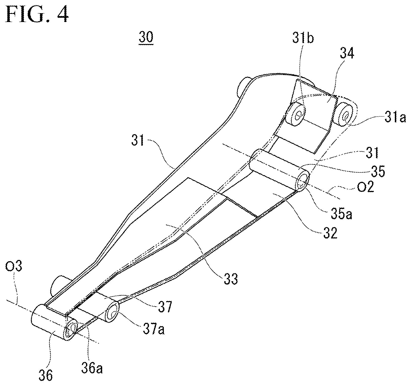 Patent US12480276 Figure 4 – Electric cylinder and work machine