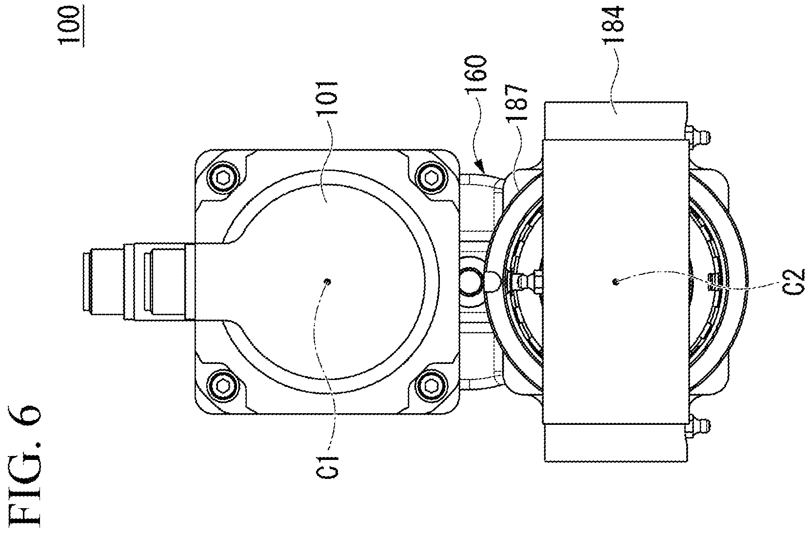 Patent US12480276 Figure 6 – Electric cylinder and work machine