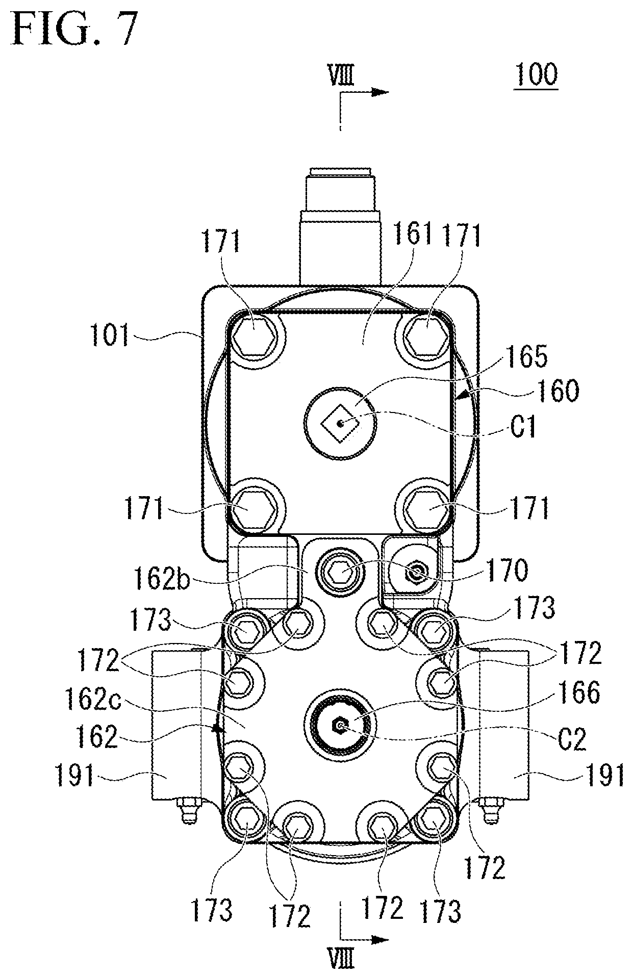 Patent US12480276 Figure 7 – Electric cylinder and work machine